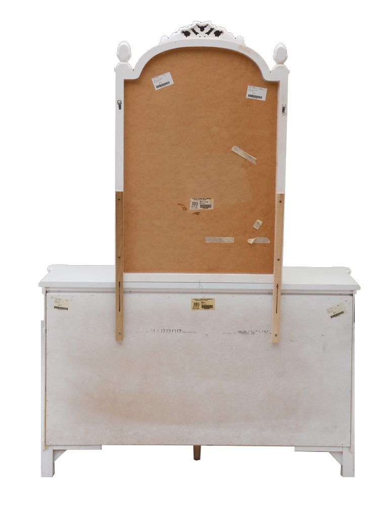 Stanley "Isabella" Dresser in White with Mirror