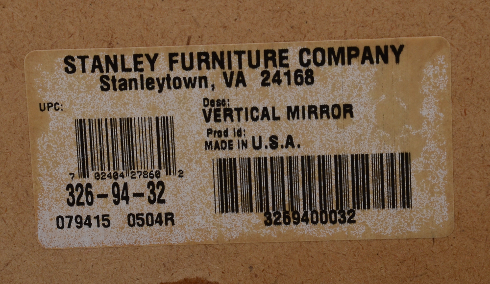 Stanley "Isabella" Dresser in White with Mirror