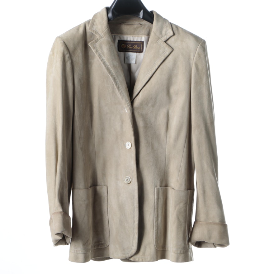 Loro Piana Suede Goatskin Jacket