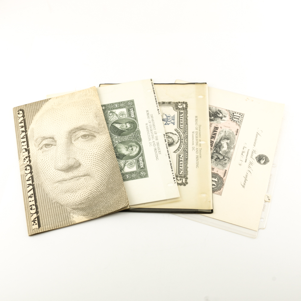 Collection of United States Currency and Intaglio Printings