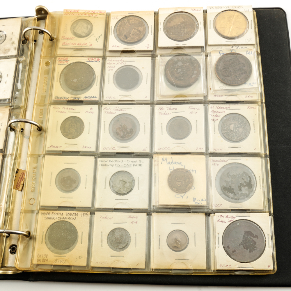 Album of Antique Tokens and Commemorative Medals