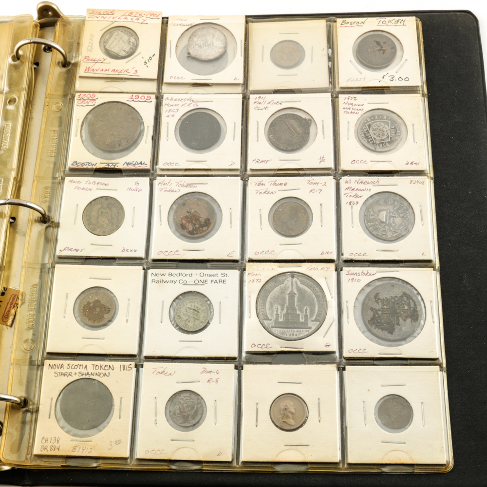 Album of Antique Tokens and Commemorative Medals