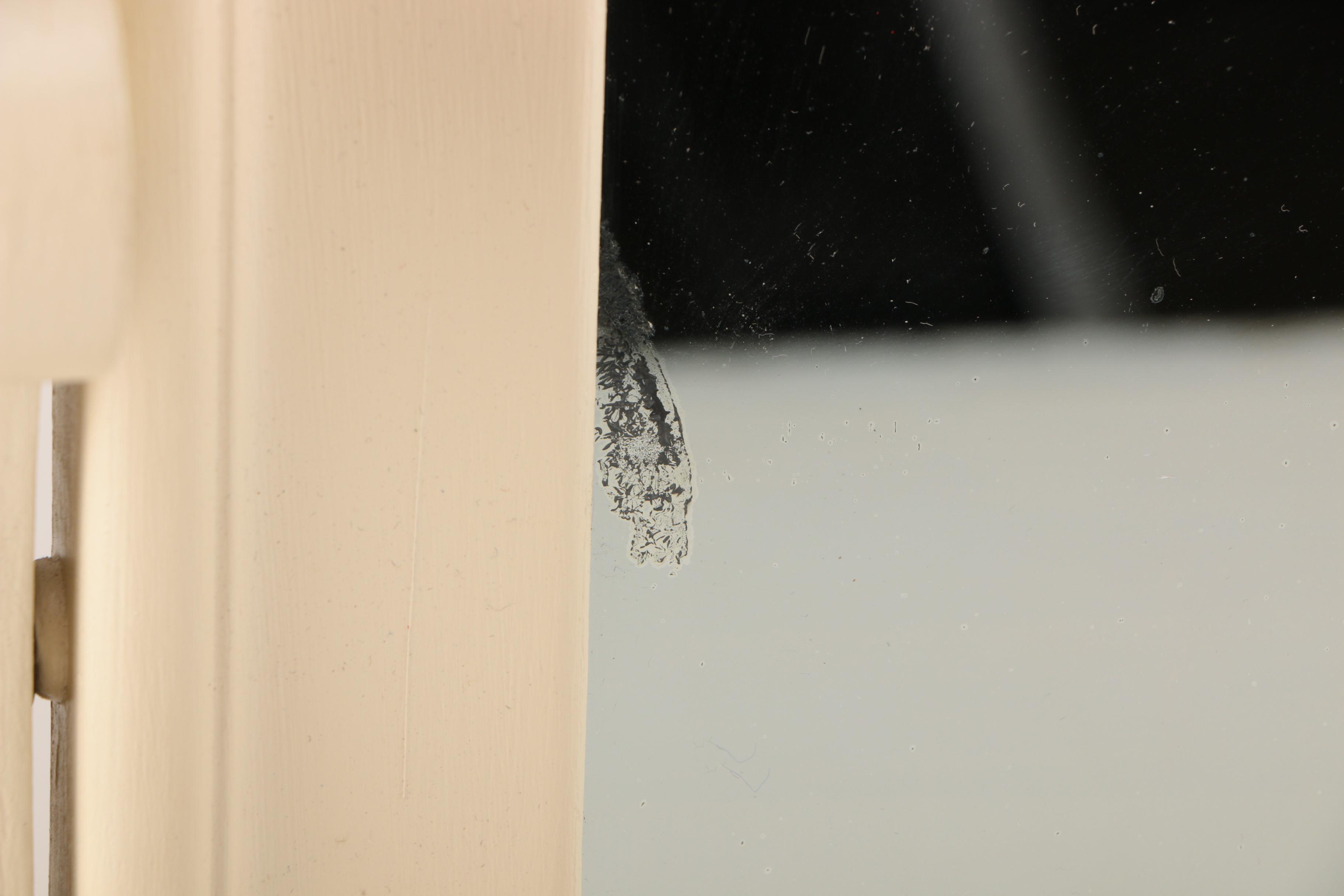 Wooden Framed Vanity Mirror