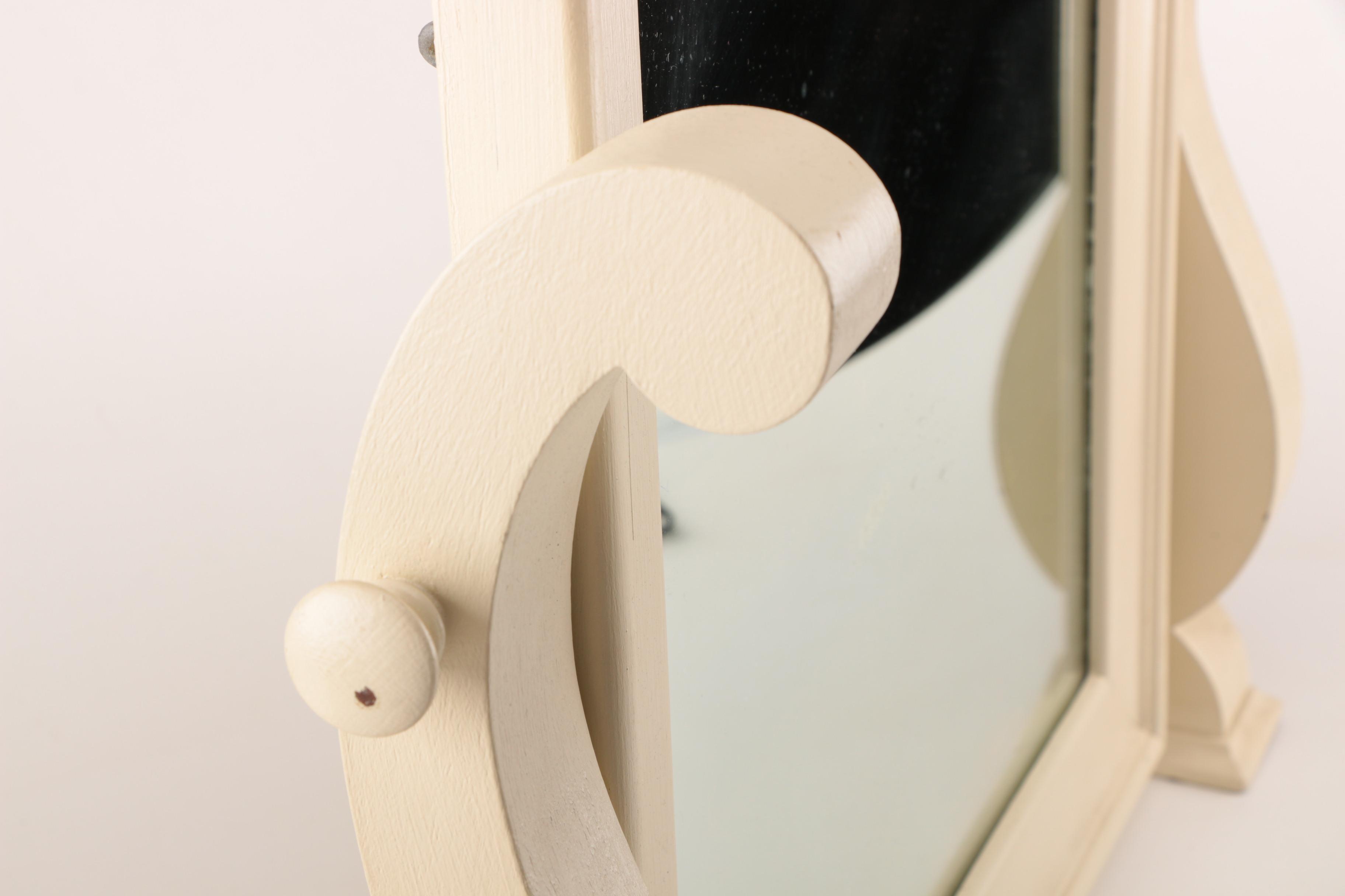 Wooden Framed Vanity Mirror