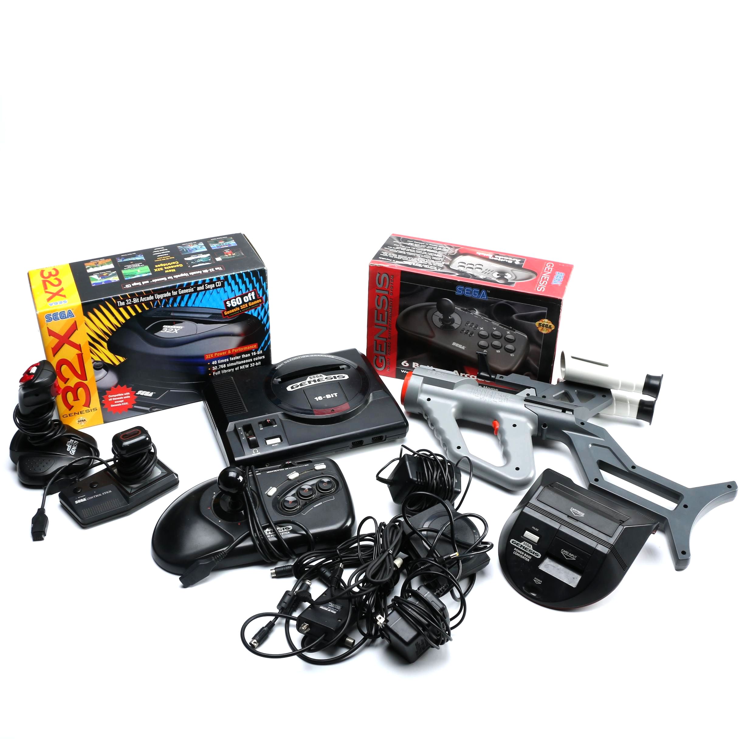 Sega Genesis Game Console and Accessories