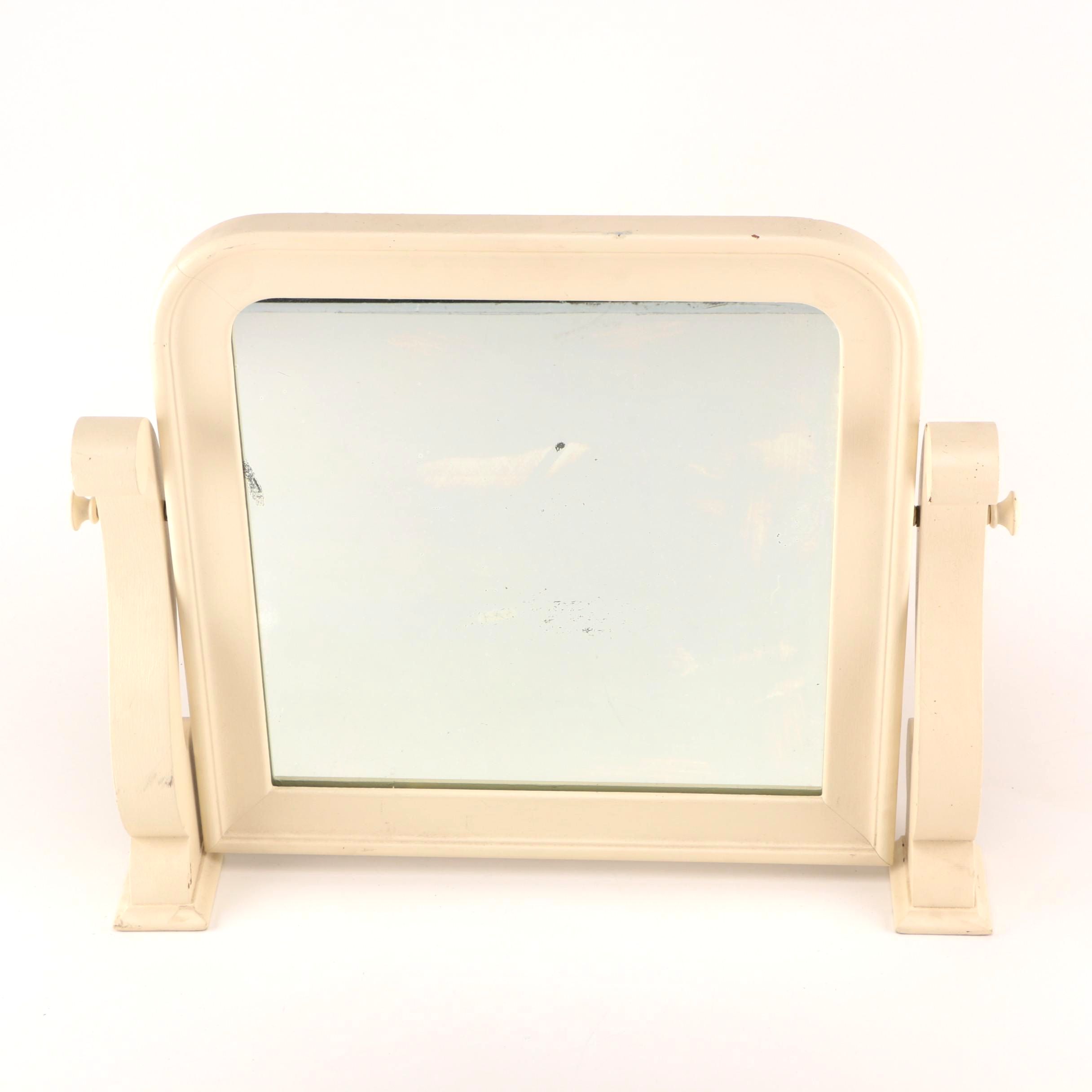 Wooden Framed Vanity Mirror