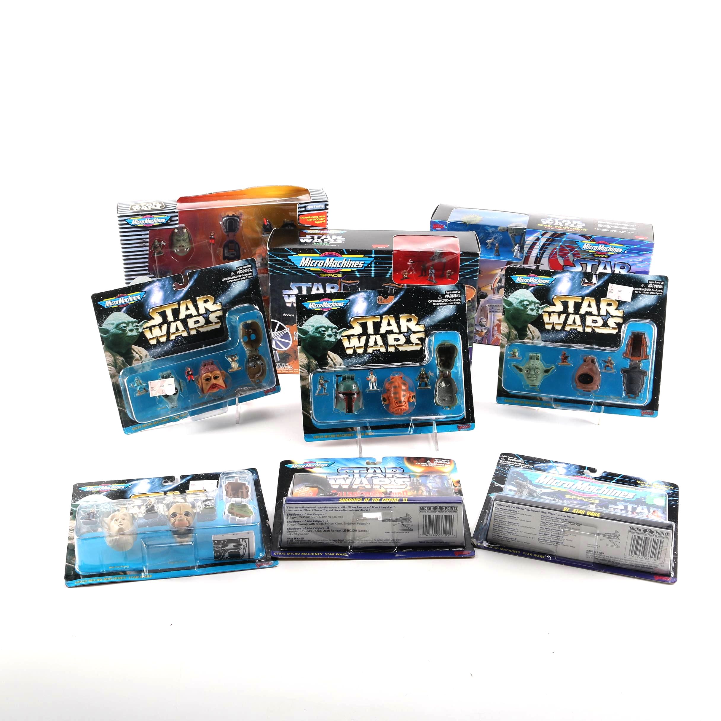 Collection of "Star Wars" Micro Machine Toy Sets