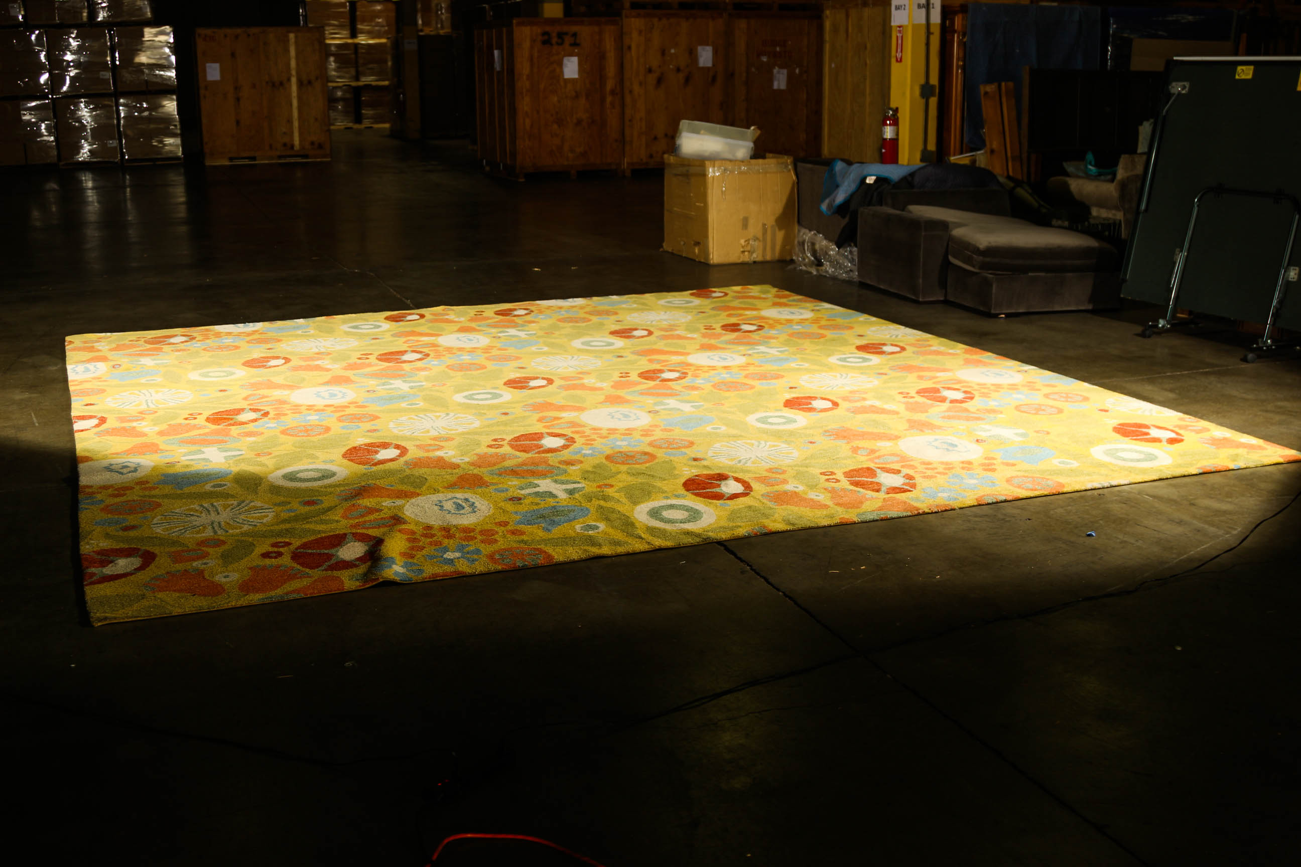 Handwoven Nepalese Lapchi "Meadow" Area Rug