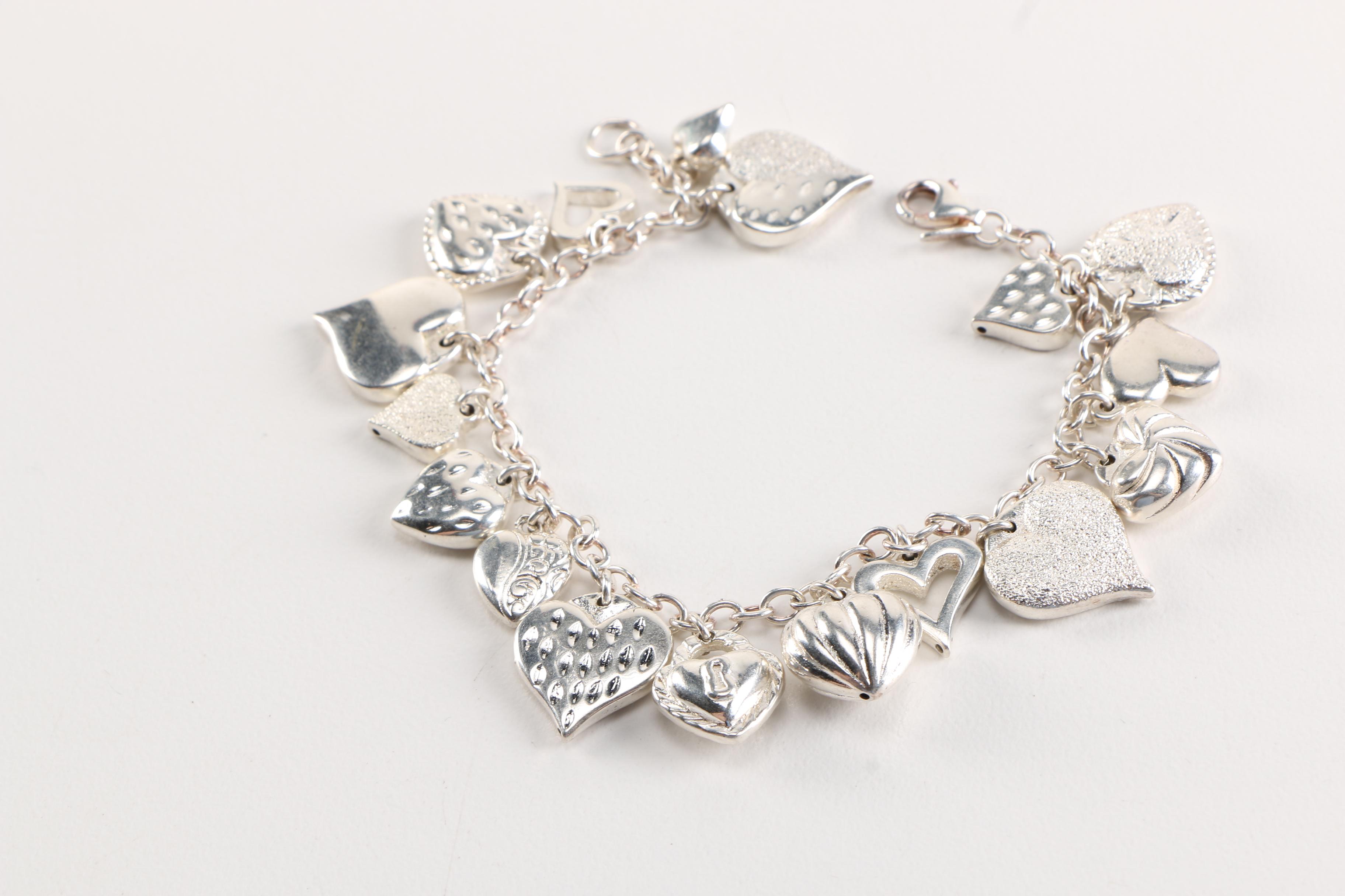 925, 950 and 990 Sterling Silver Jewelry Assortment