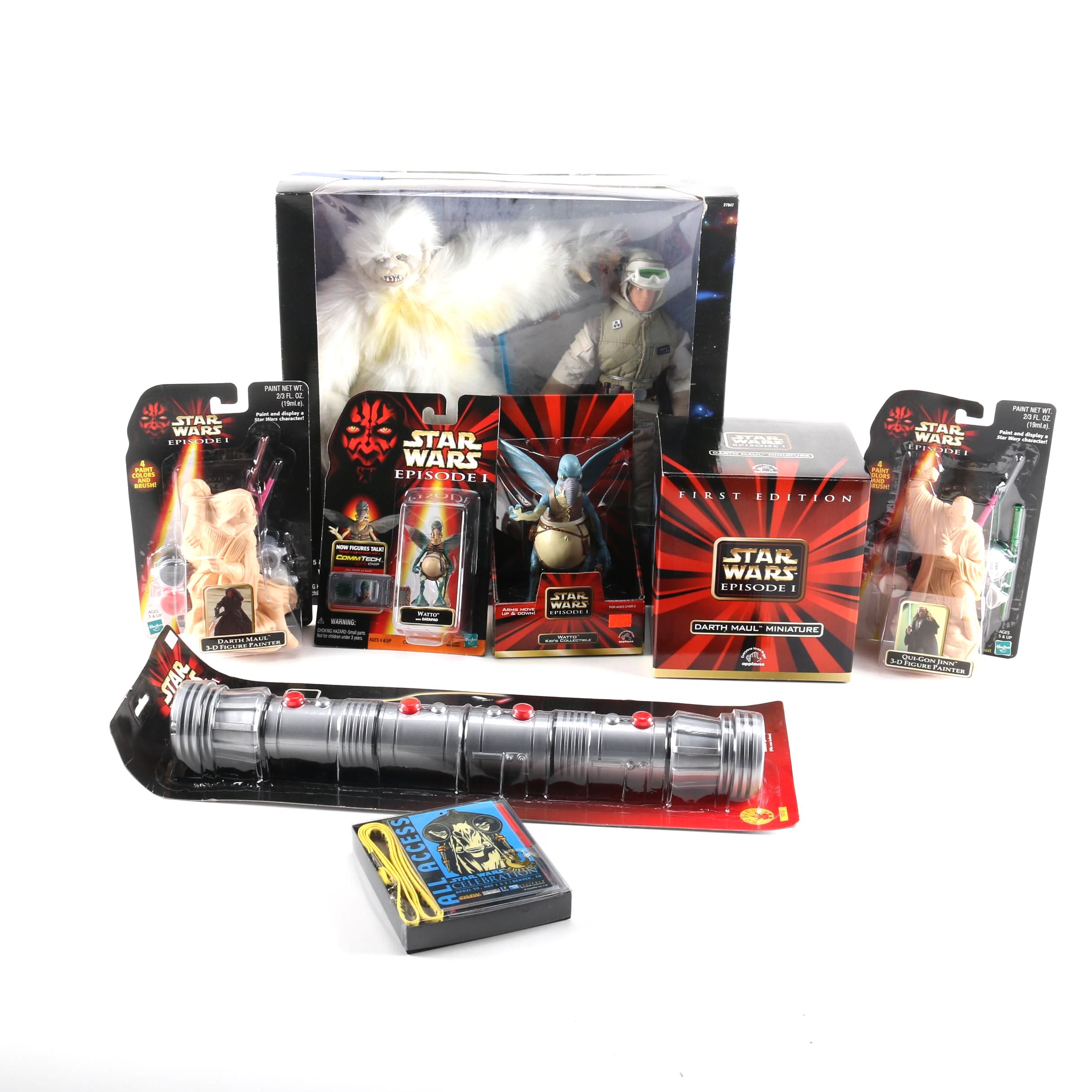 Assortment of "Star Wars" Toys and Memorabilia