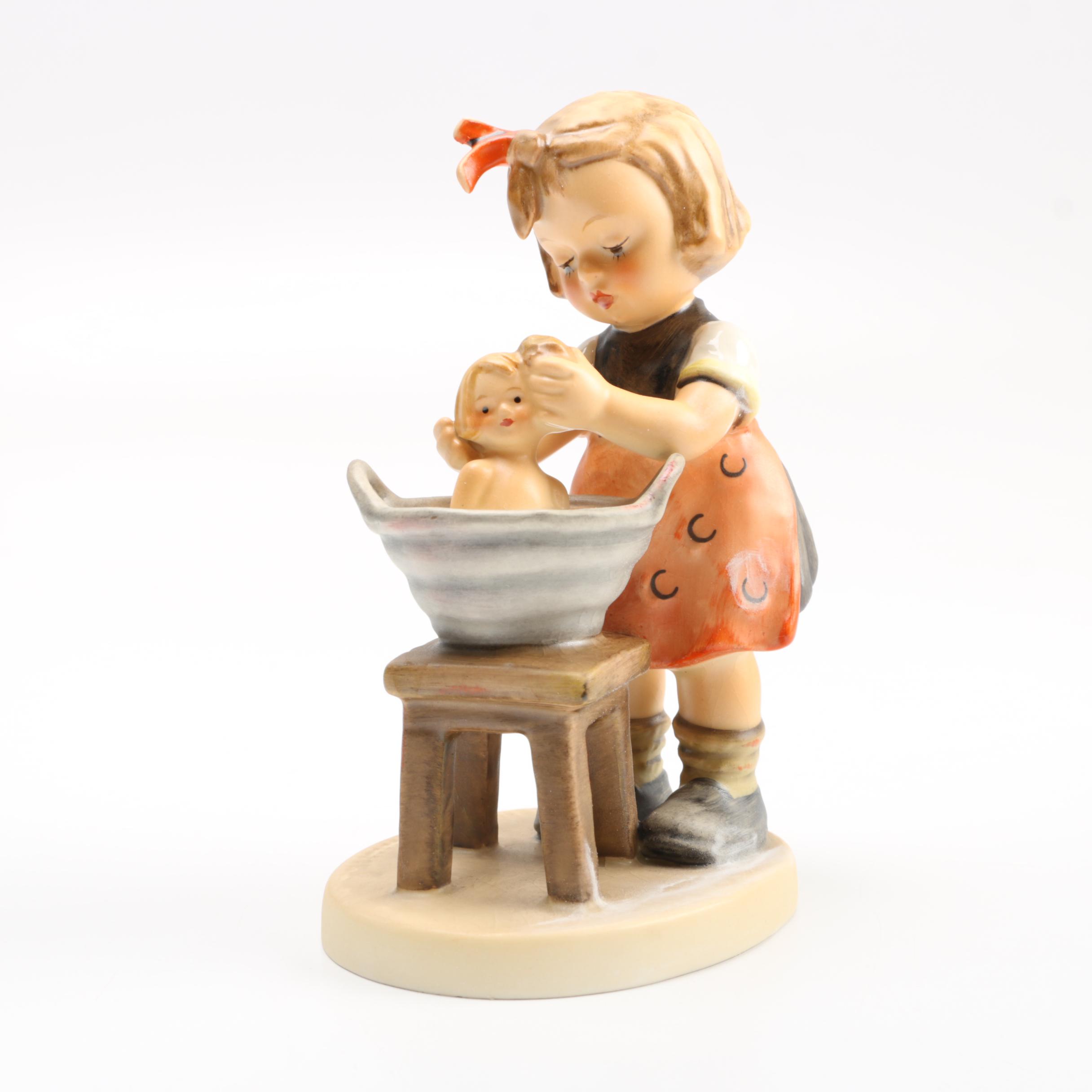 Hummel "Doll Bath" Figurine