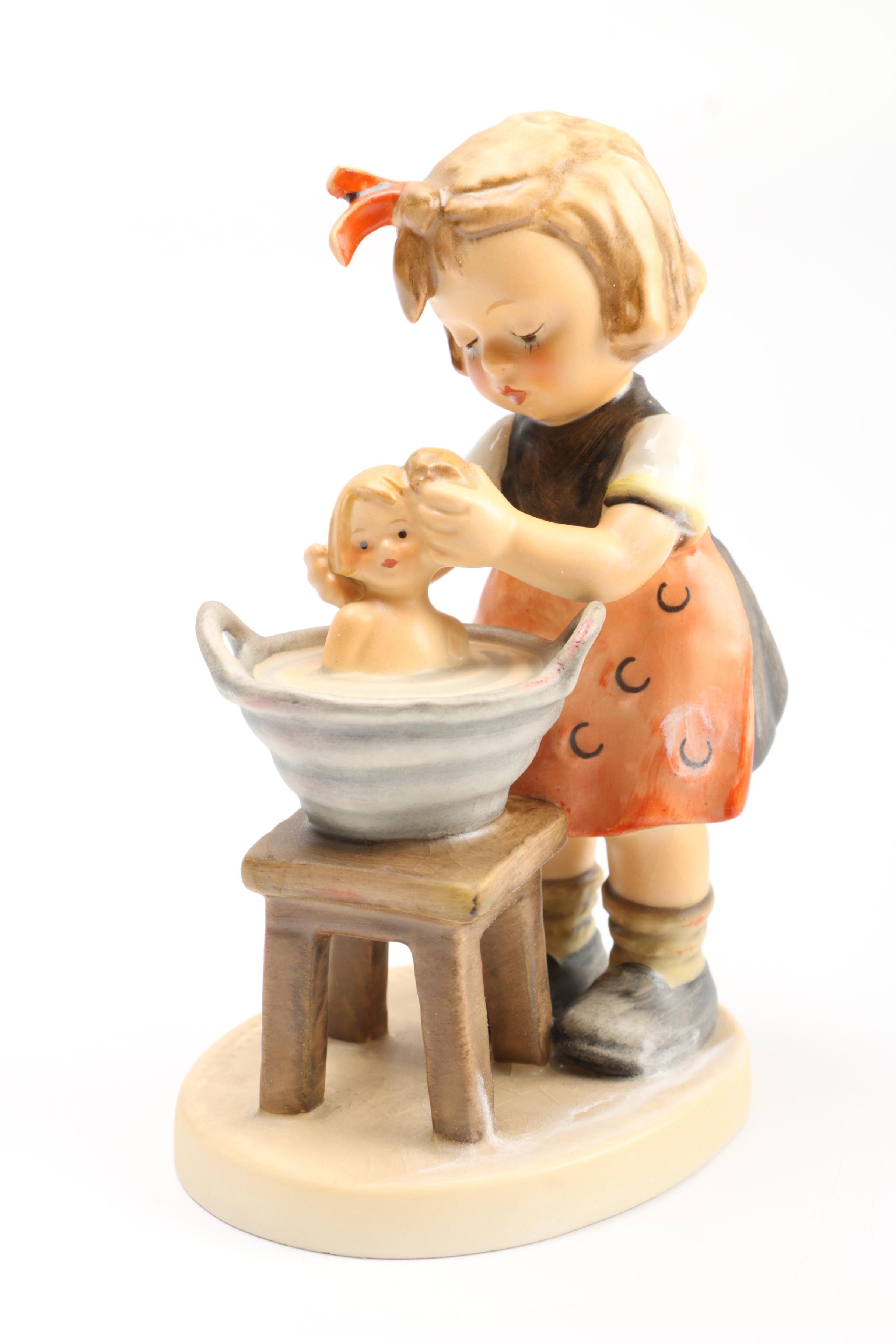 Hummel "Doll Bath" Figurine