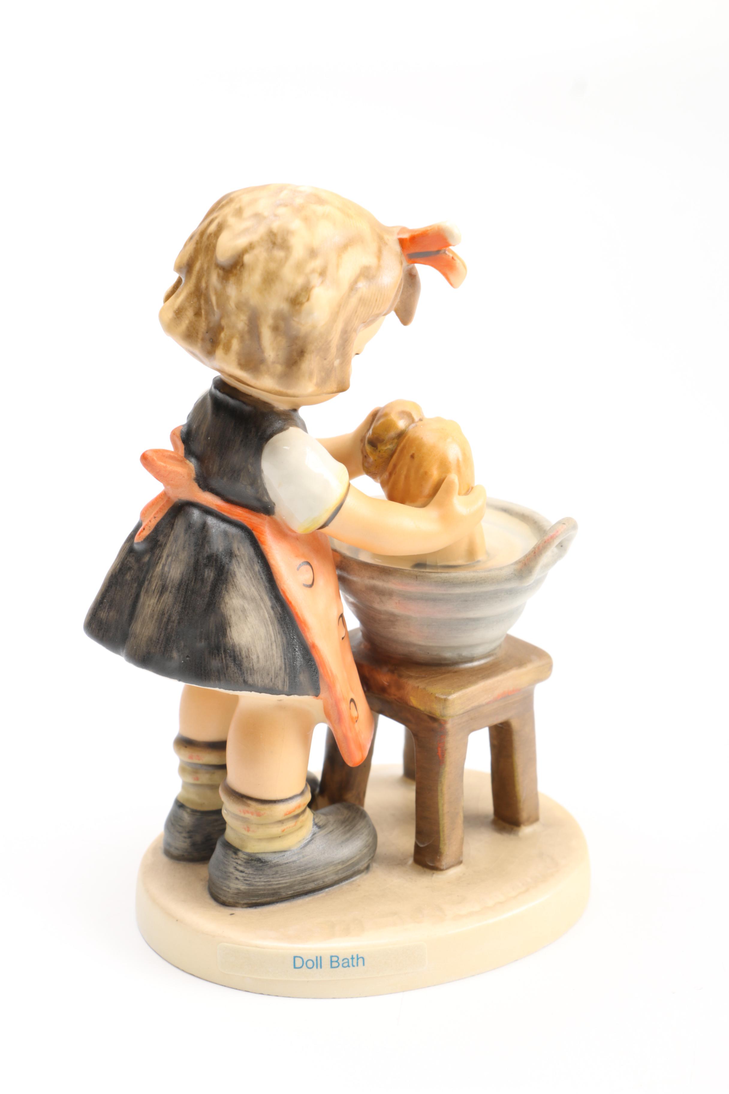 Hummel "Doll Bath" Figurine