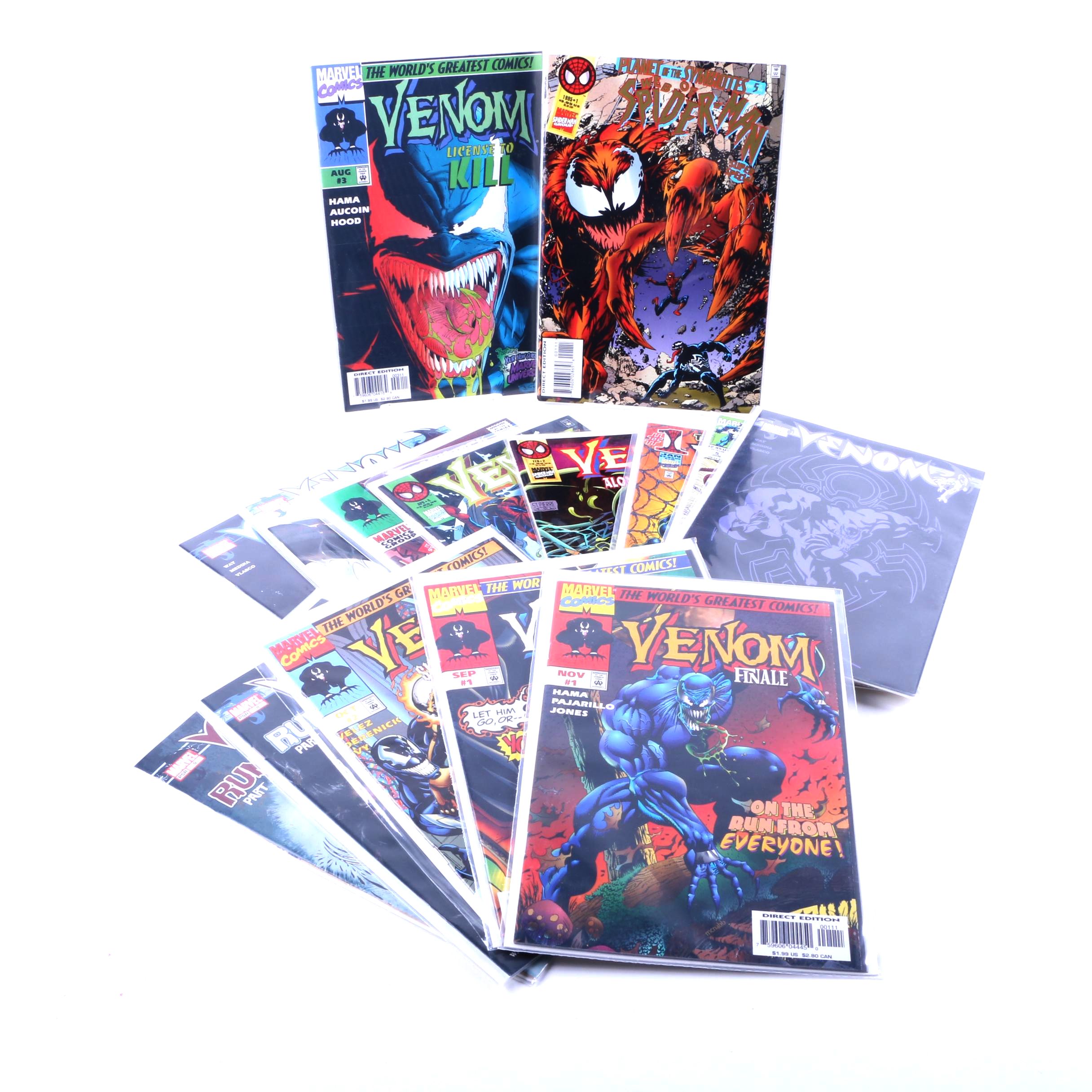 Modern Age Marvel "Venom" and "Symbiote" Comics