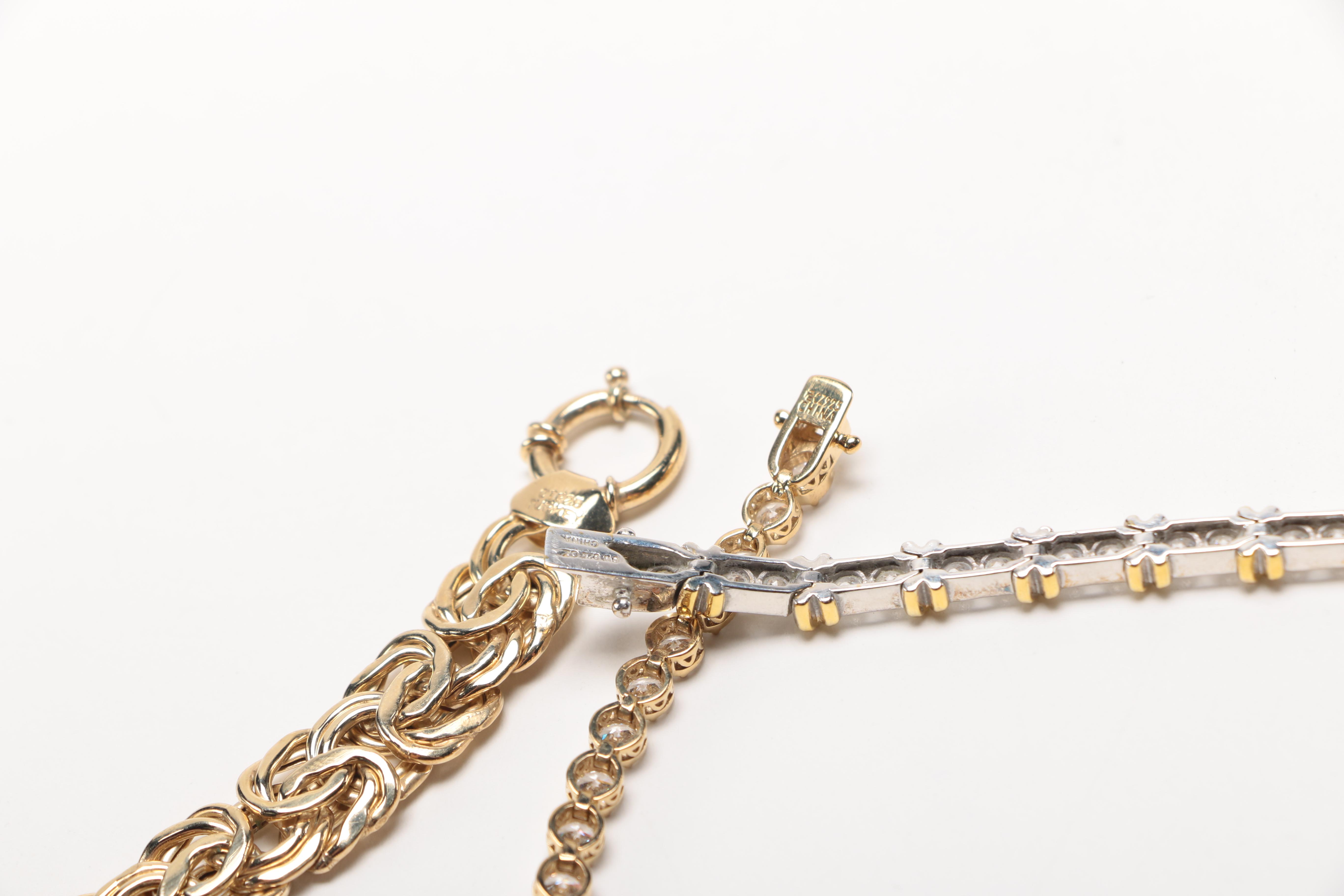 Sterling Silver Jewelry With Citrine and Cubic Zirconia