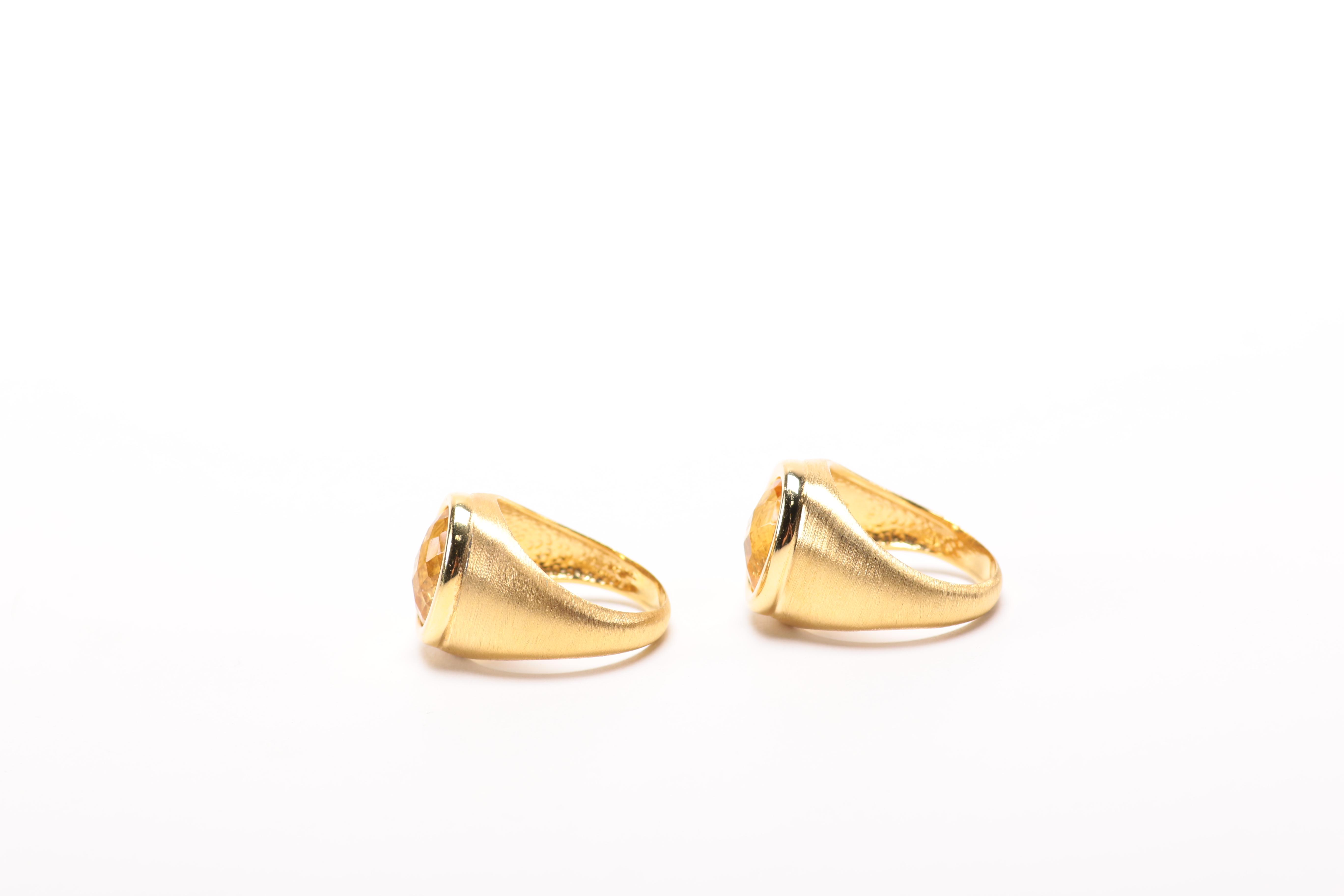 Sterling Silver Jewelry With Citrine and Cubic Zirconia