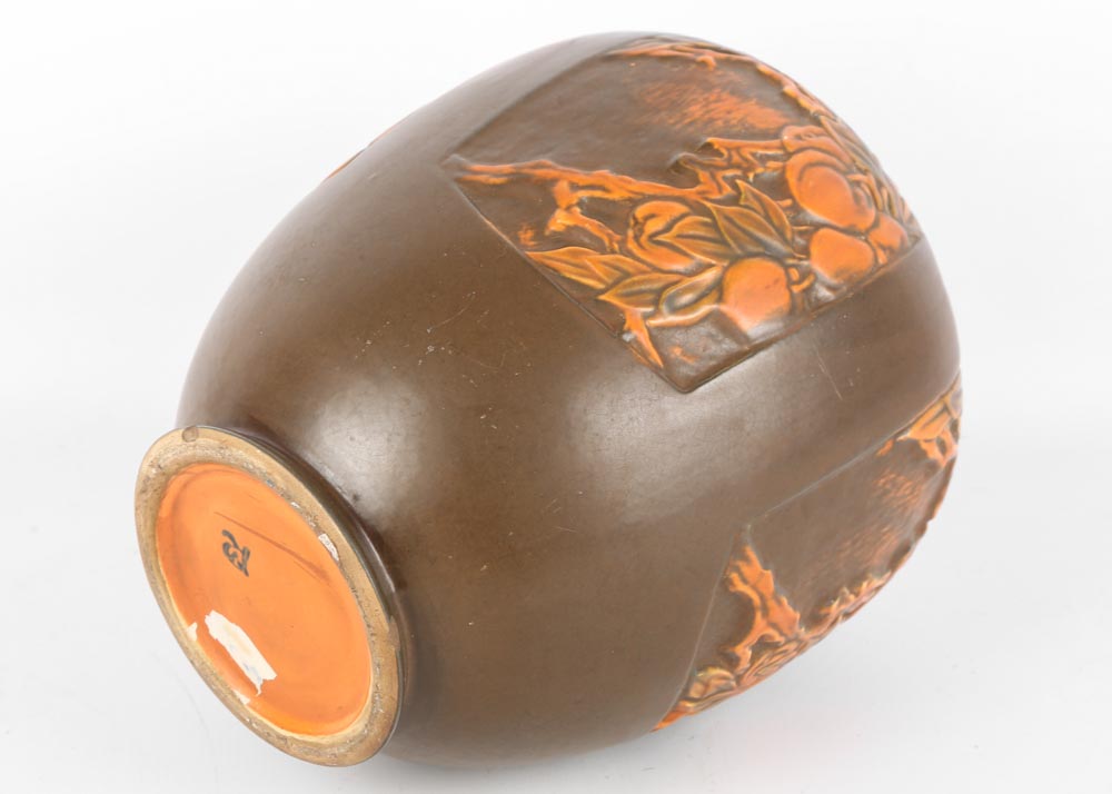 Vintage Roseville "Rosecraft Panel" Art Deco Vase