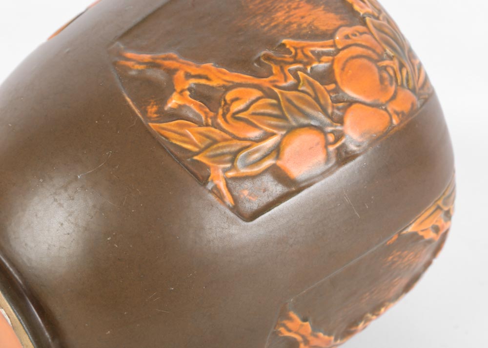 Vintage Roseville "Rosecraft Panel" Art Deco Vase