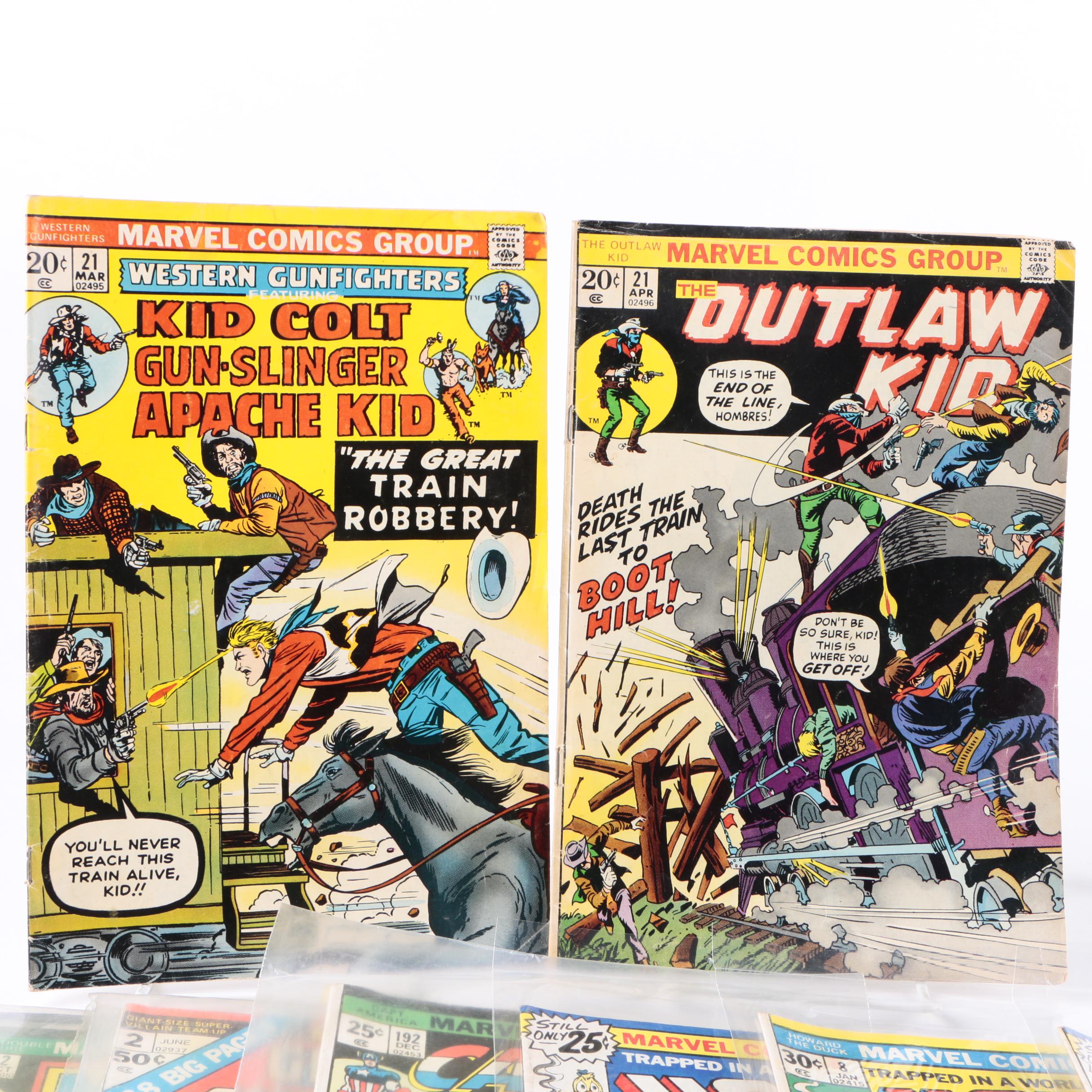 Marvel Comics Featuring "Luke Cage" # 2 and "Fantastic Four" # 150