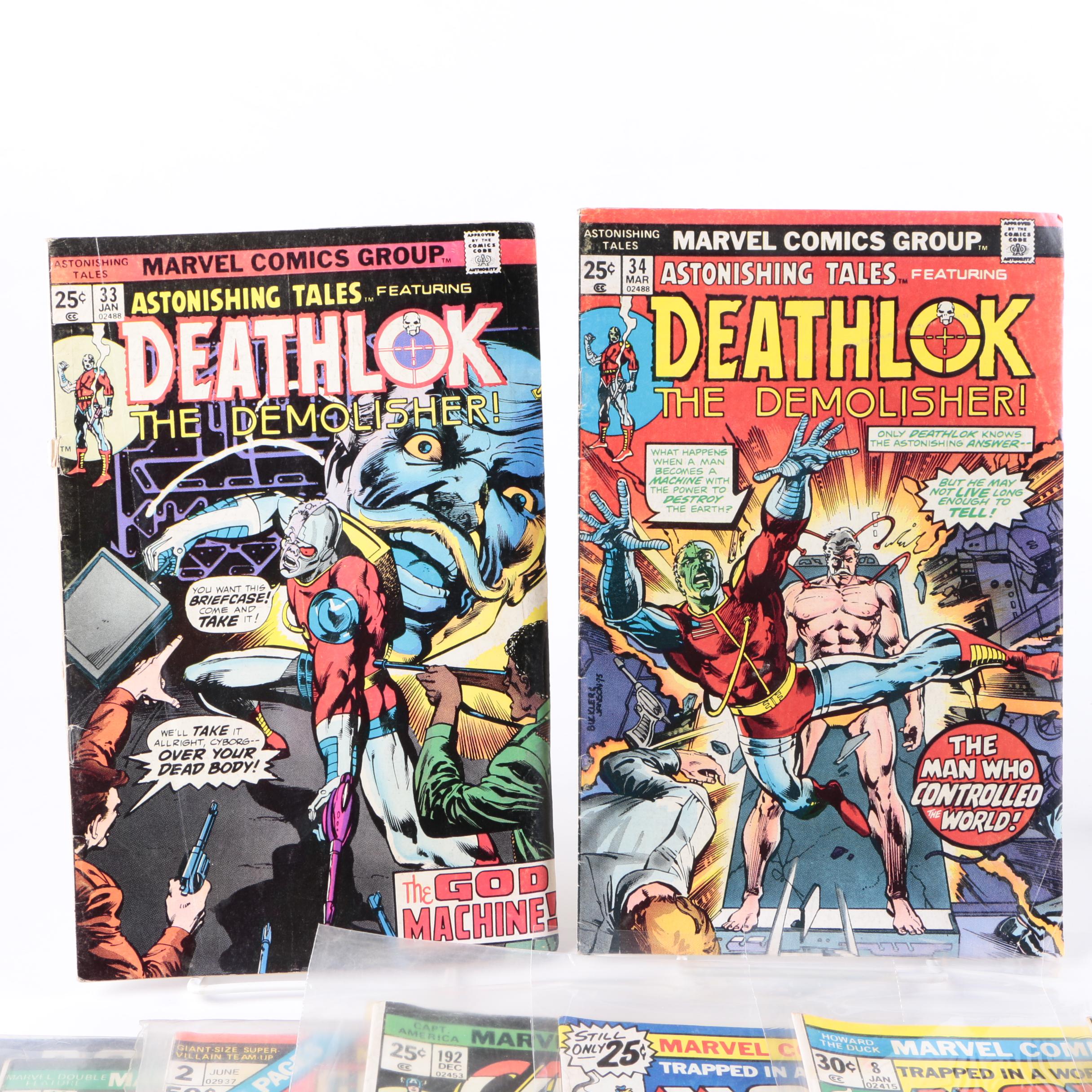 Marvel Comics Featuring "Luke Cage" # 2 and "Fantastic Four" # 150