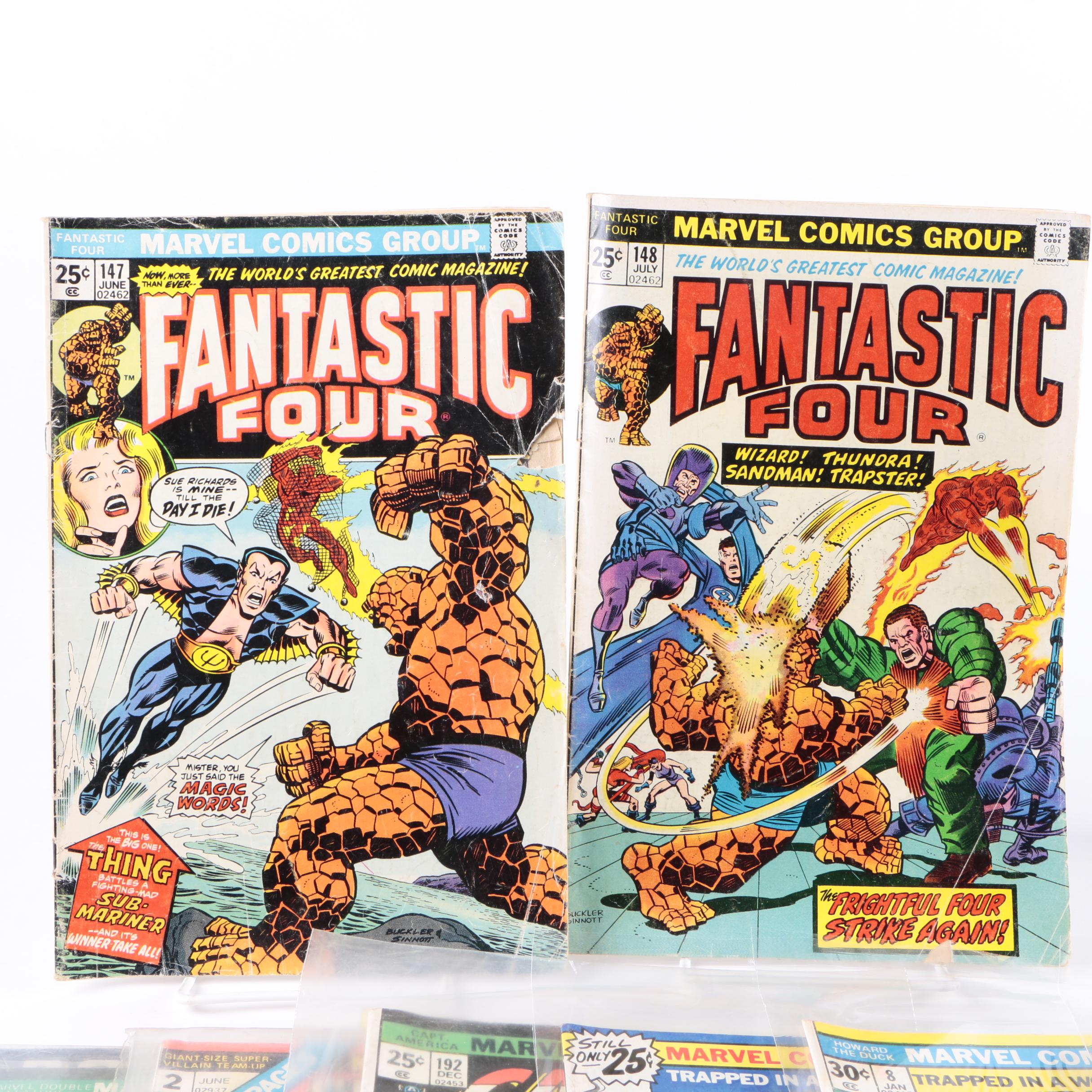 Marvel Comics Featuring "Luke Cage" # 2 and "Fantastic Four" # 150