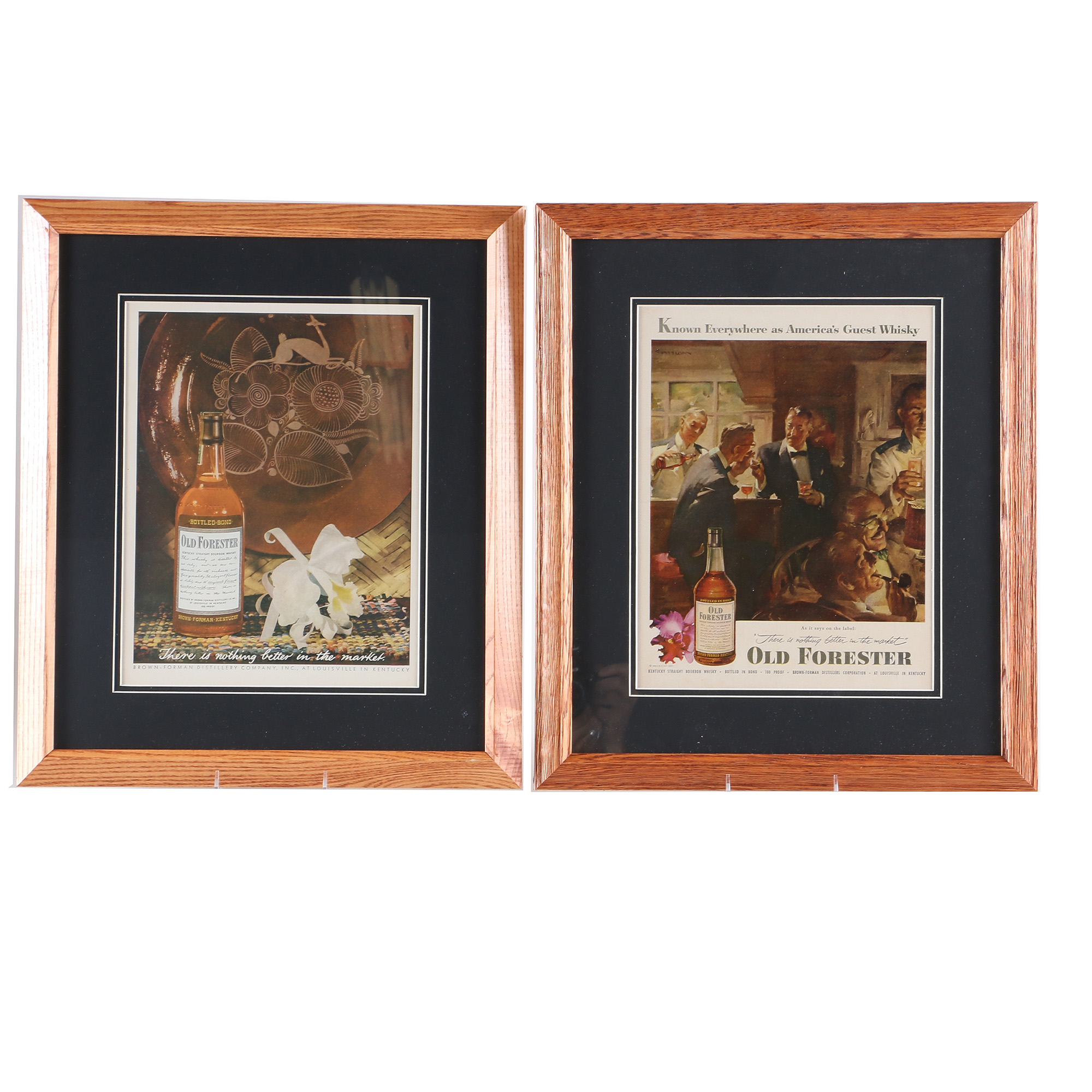 Offset Lithograph Whiskey Magazine Advertisements