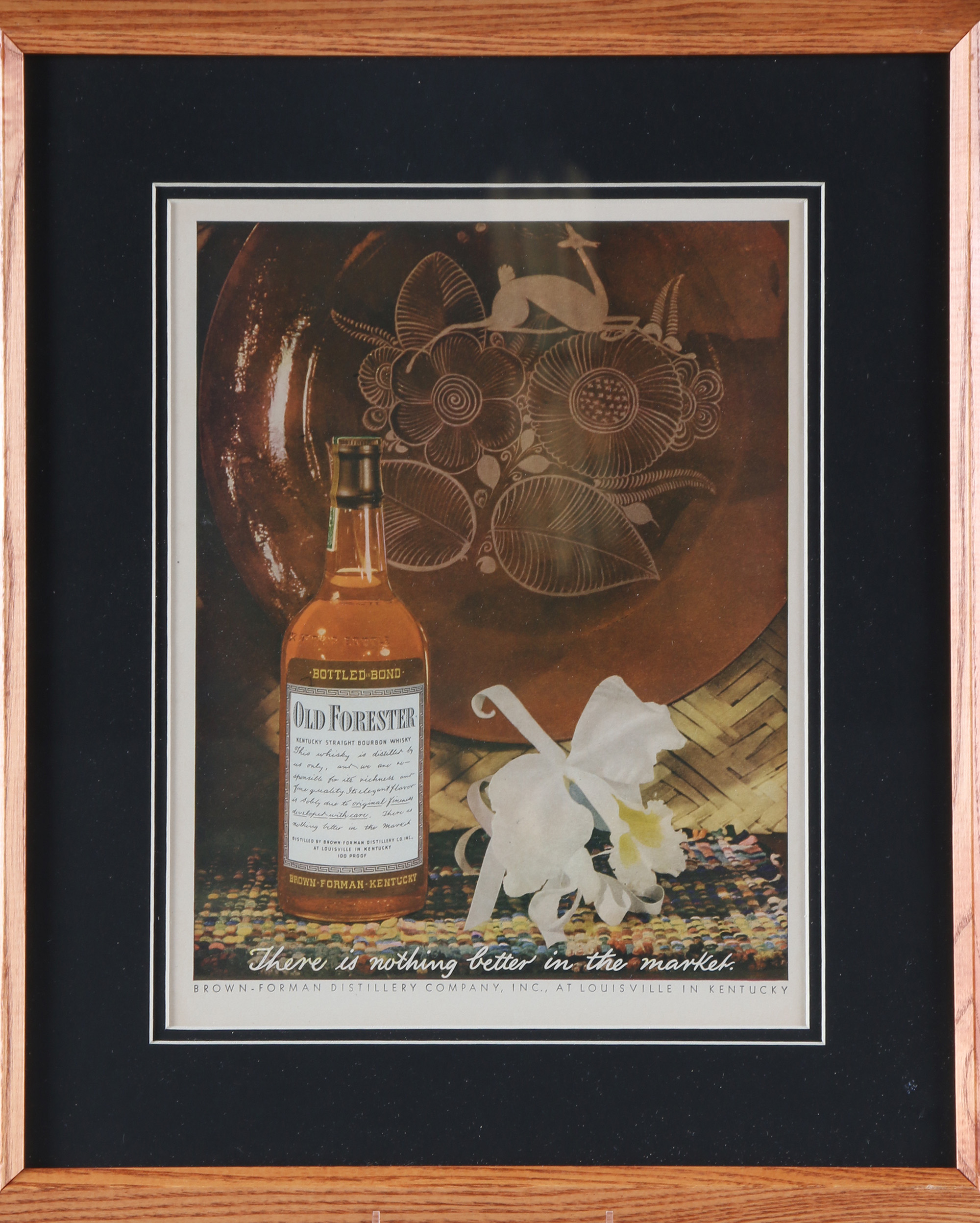 Offset Lithograph Whiskey Magazine Advertisements