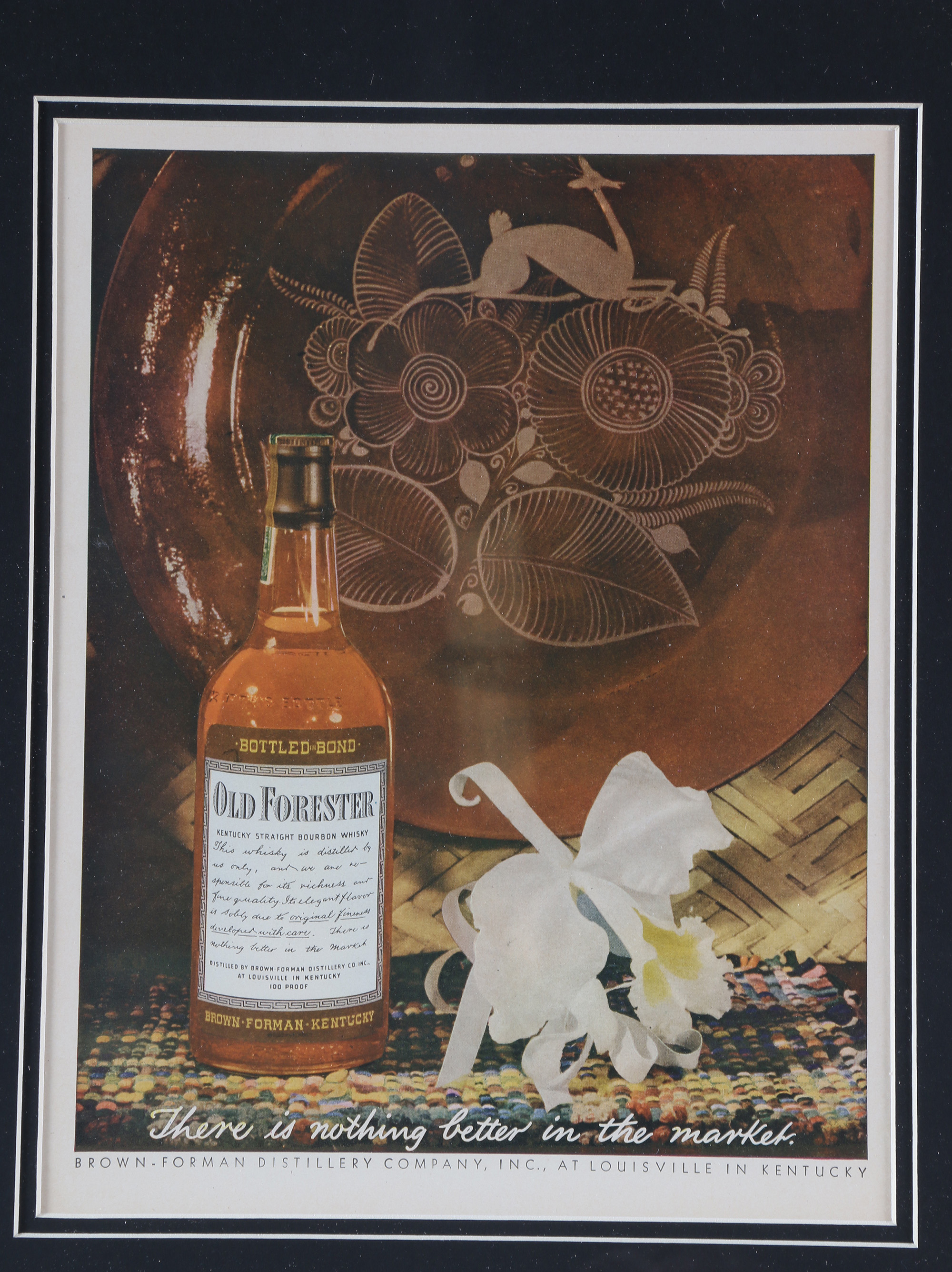 Offset Lithograph Whiskey Magazine Advertisements