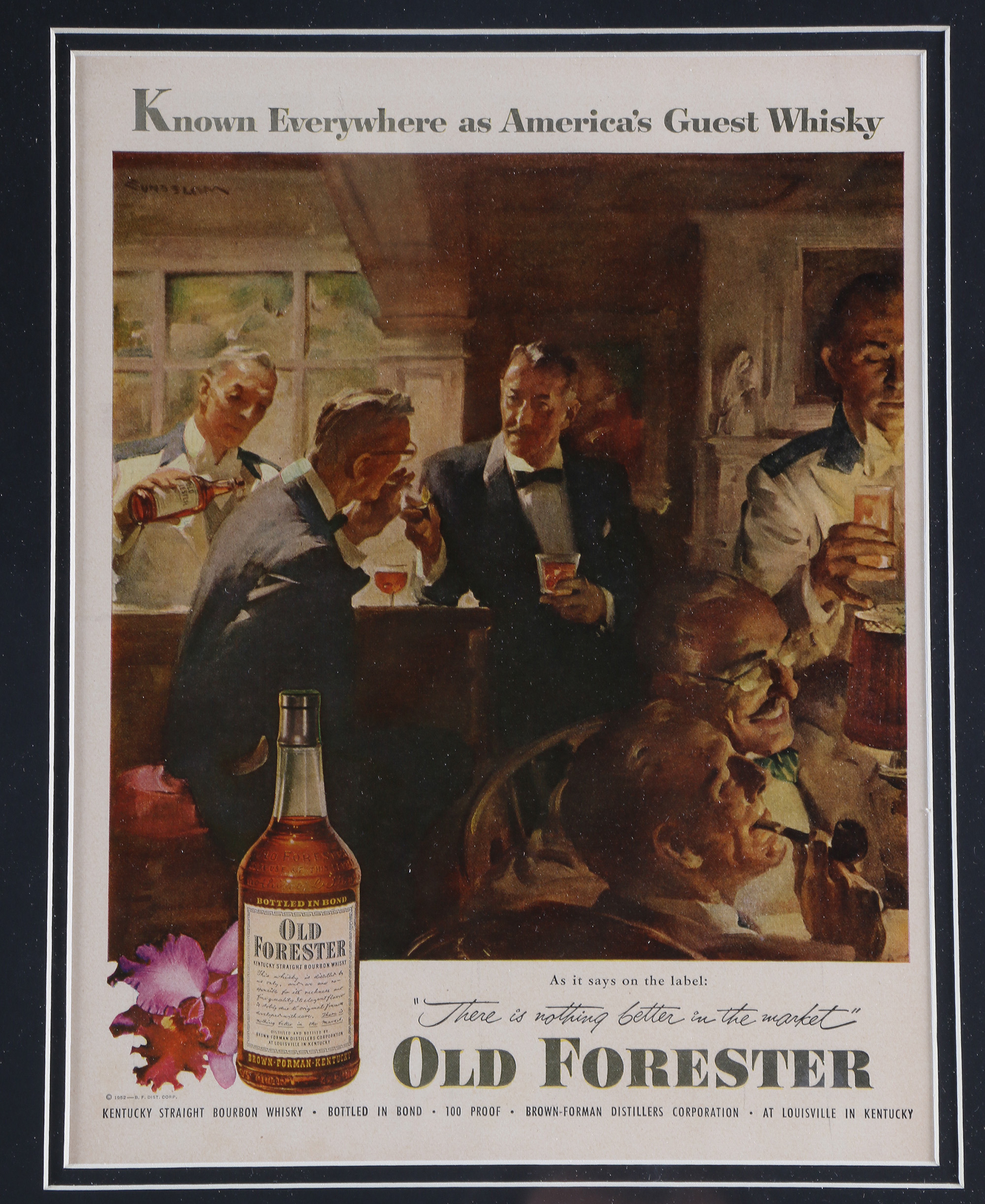 Offset Lithograph Whiskey Magazine Advertisements
