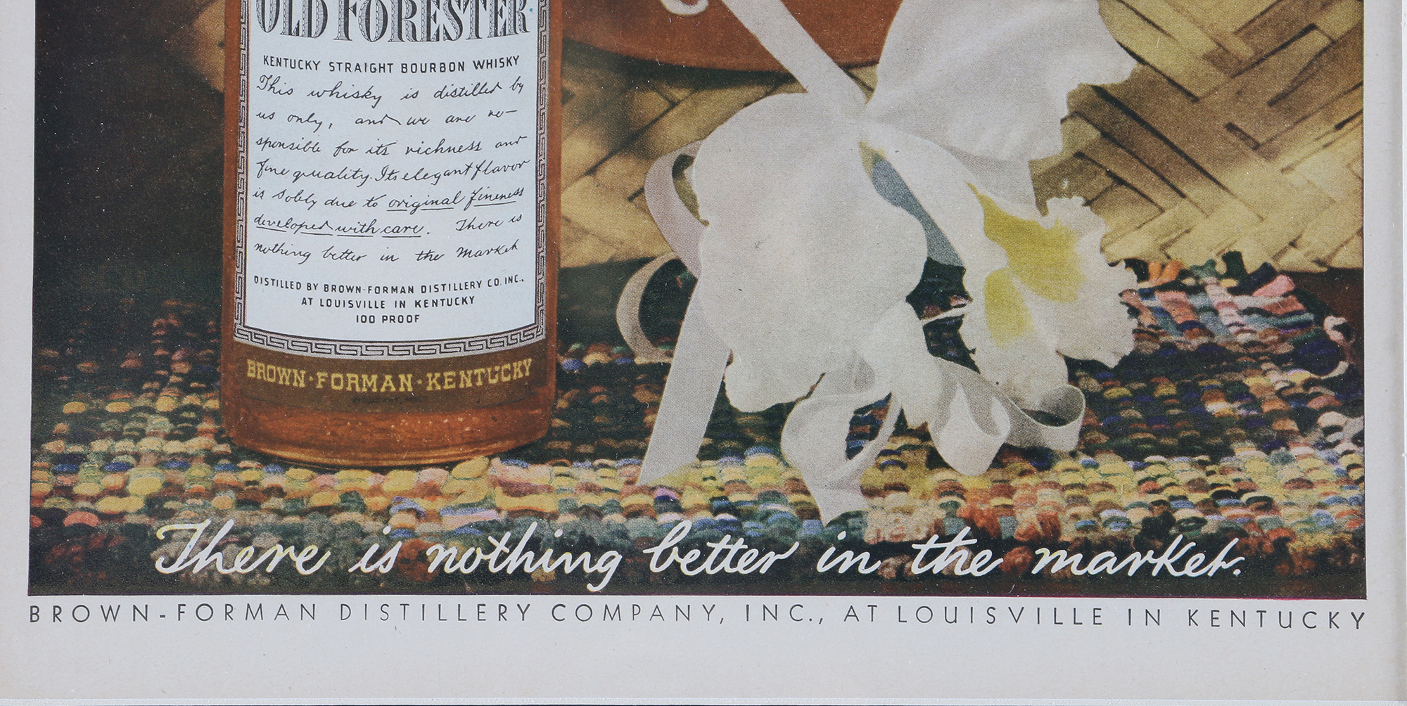 Offset Lithograph Whiskey Magazine Advertisements