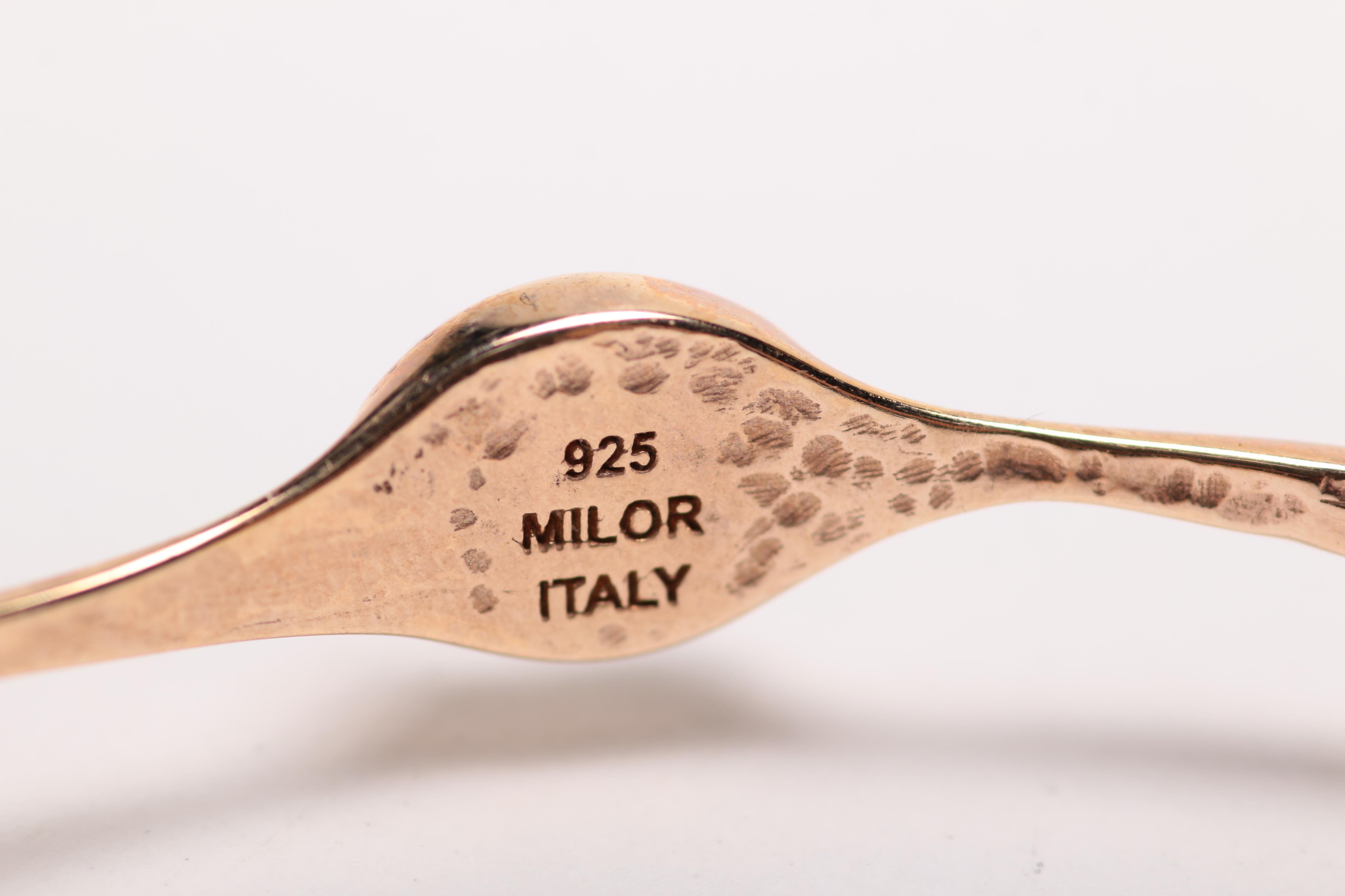 Milor Gold and Brass Tone Sterling Silver Jewelry Assortment