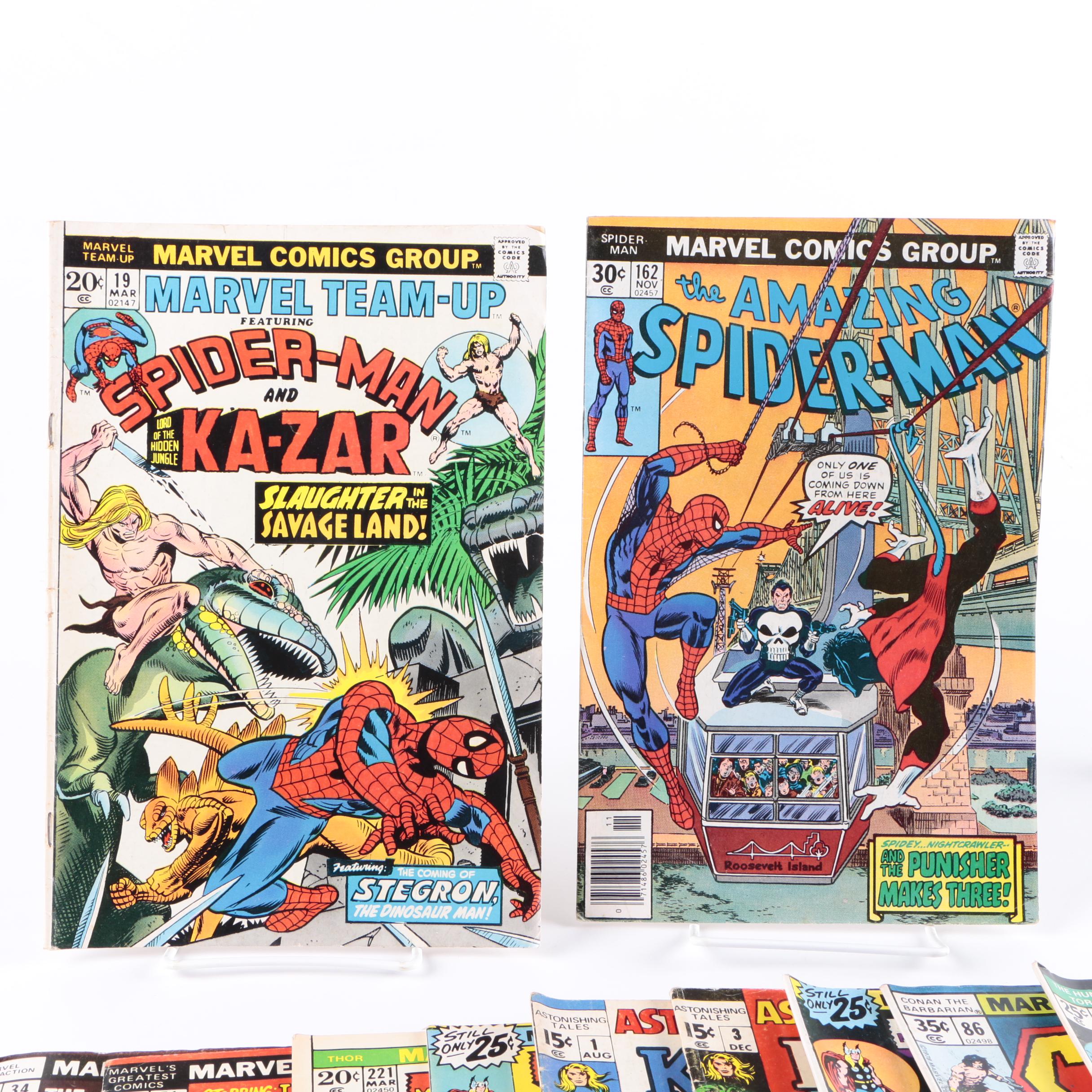 Bronze Age Comics Featuring First "Astonishing Tales" and "Human Torch" Series Issues
