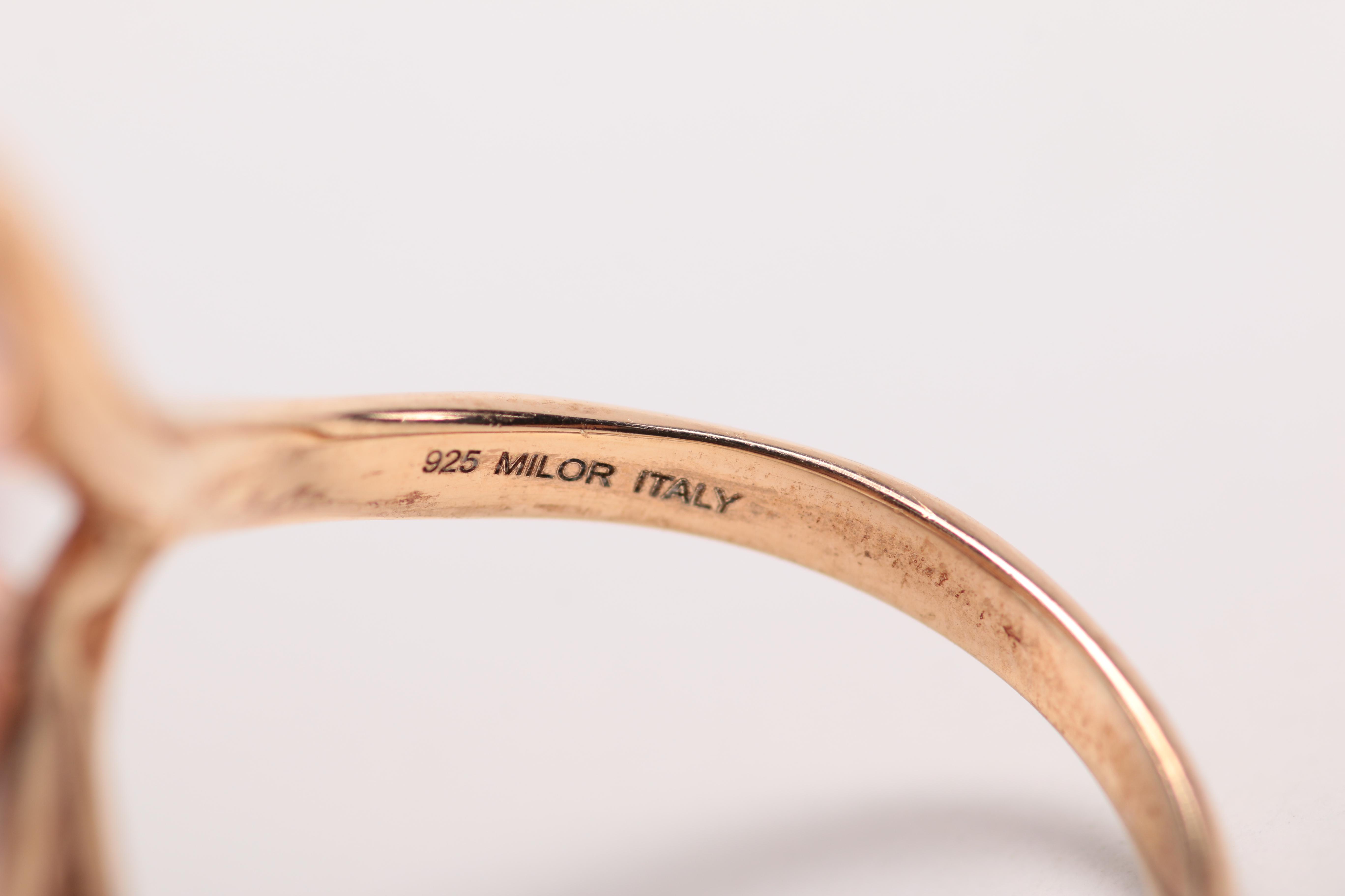 Milor Gold and Brass Tone Sterling Silver Jewelry Assortment