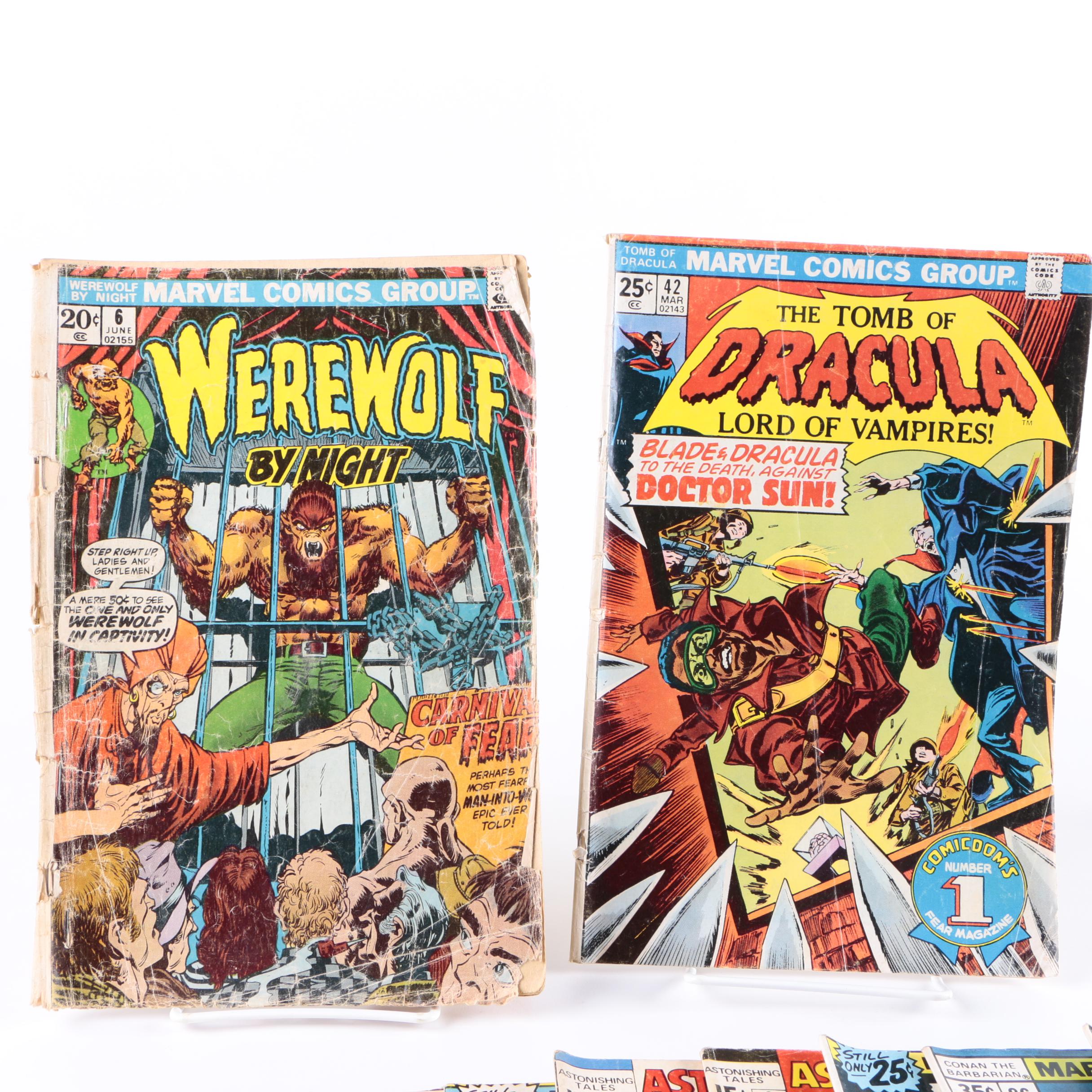 Bronze Age Comics Featuring First "Astonishing Tales" and "Human Torch" Series Issues