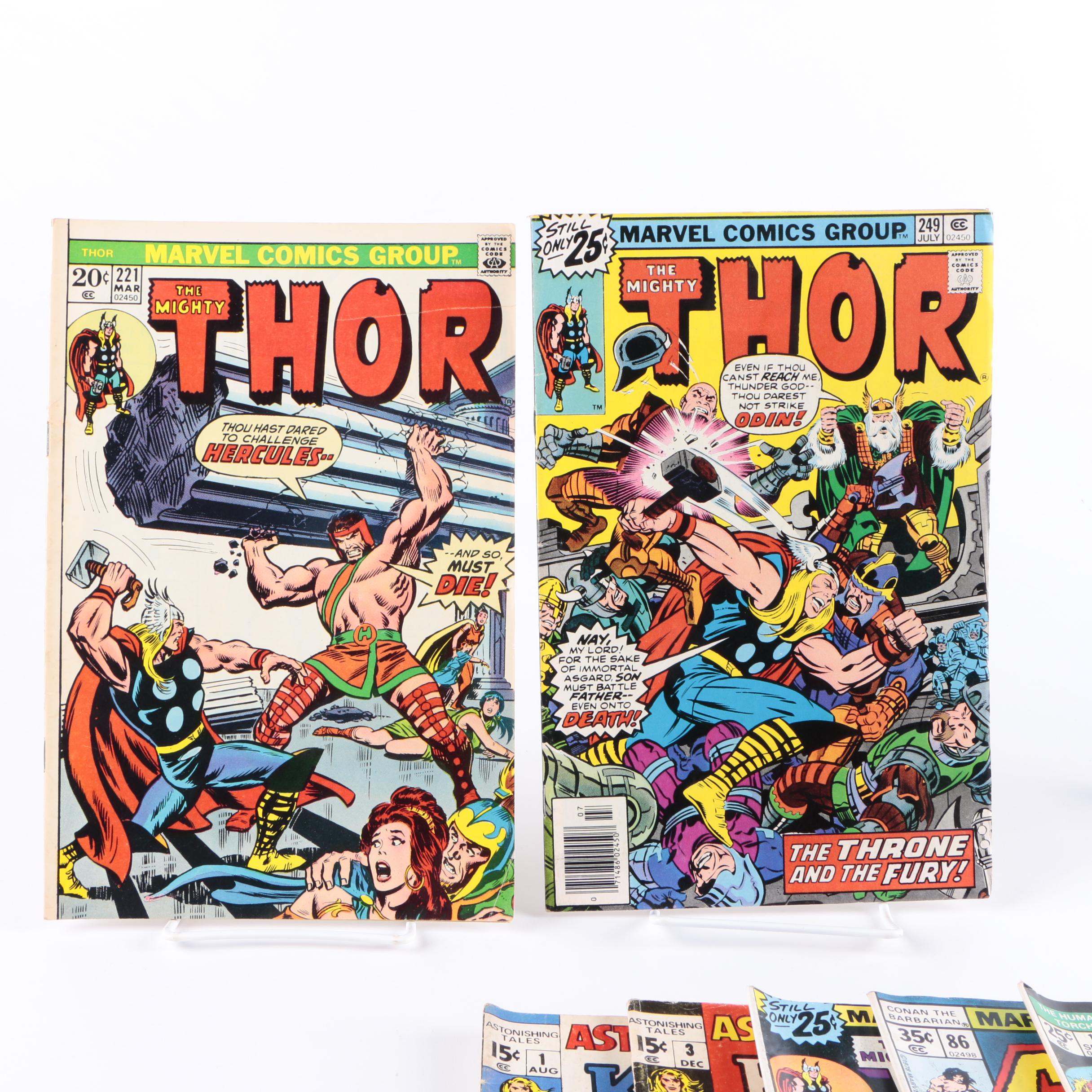 Bronze Age Comics Featuring First "Astonishing Tales" and "Human Torch" Series Issues