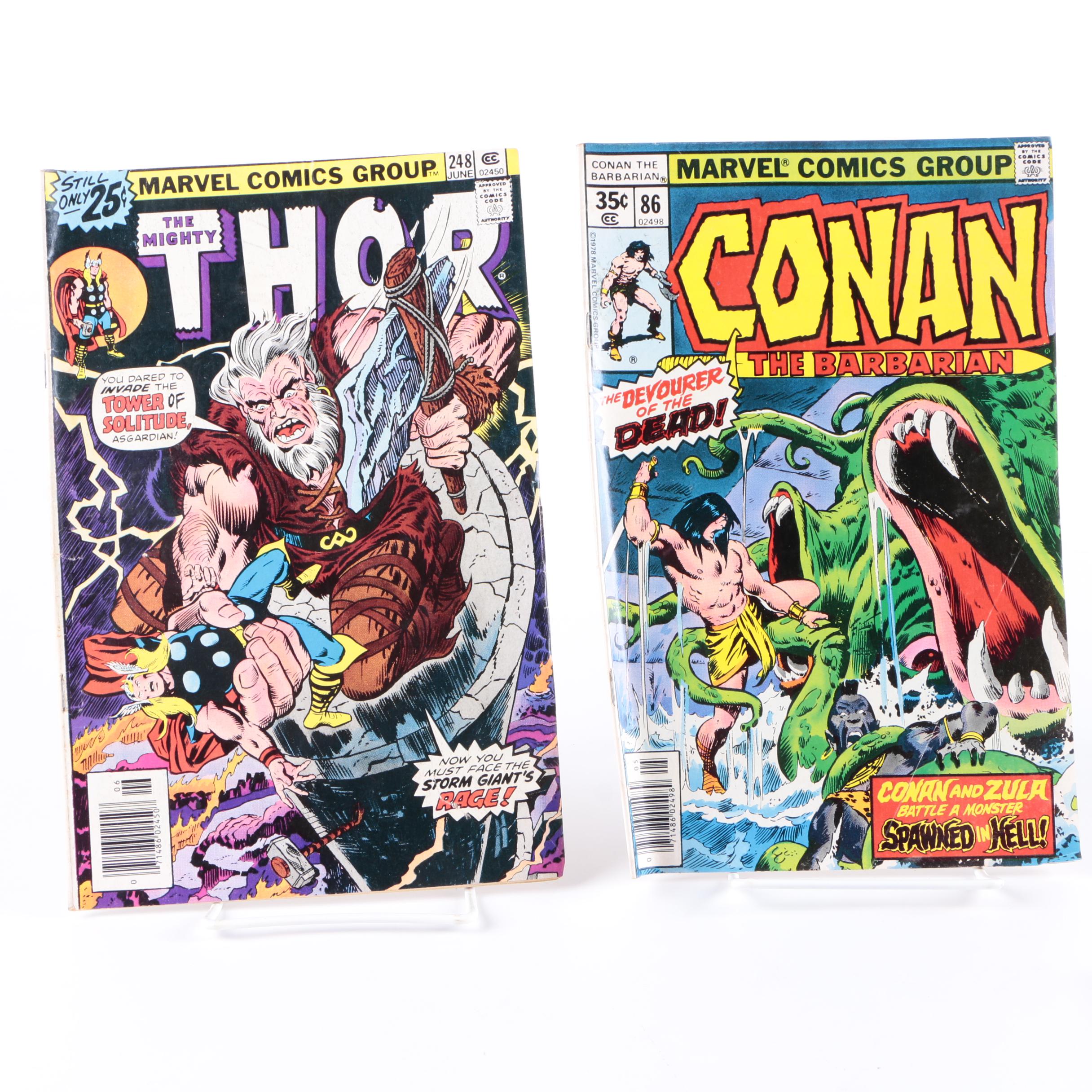 Bronze Age Comics Featuring First "Astonishing Tales" and "Human Torch" Series Issues