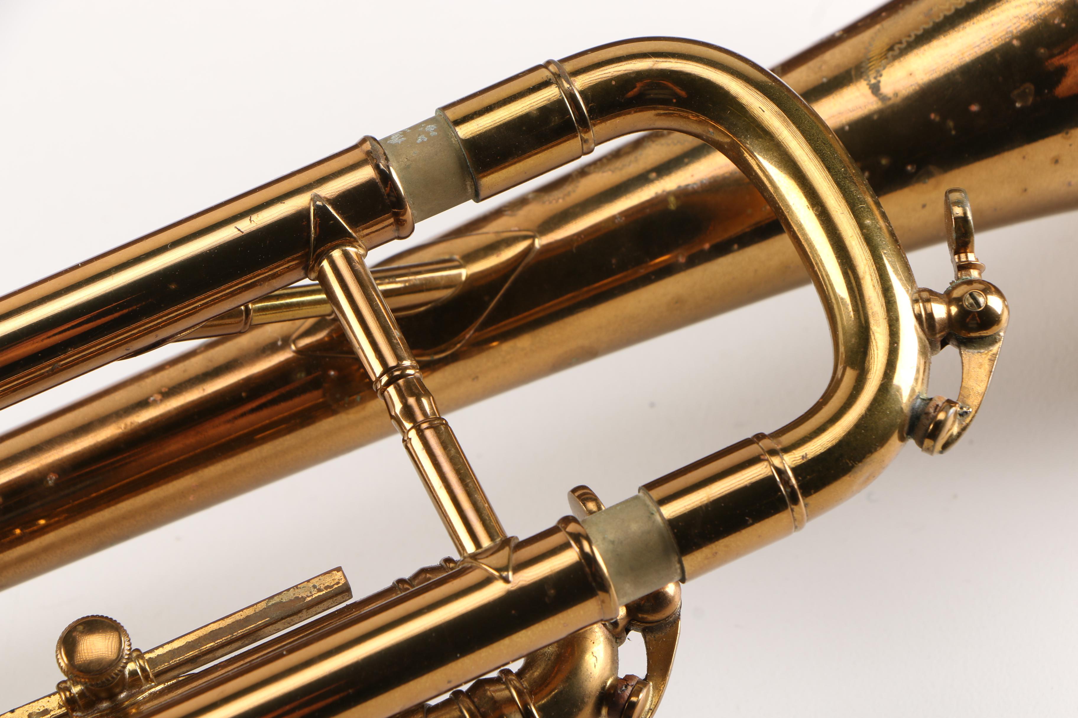 Vintage Selmer Paris K-Modified Trumpet With Vincent Bach Mouthpiece