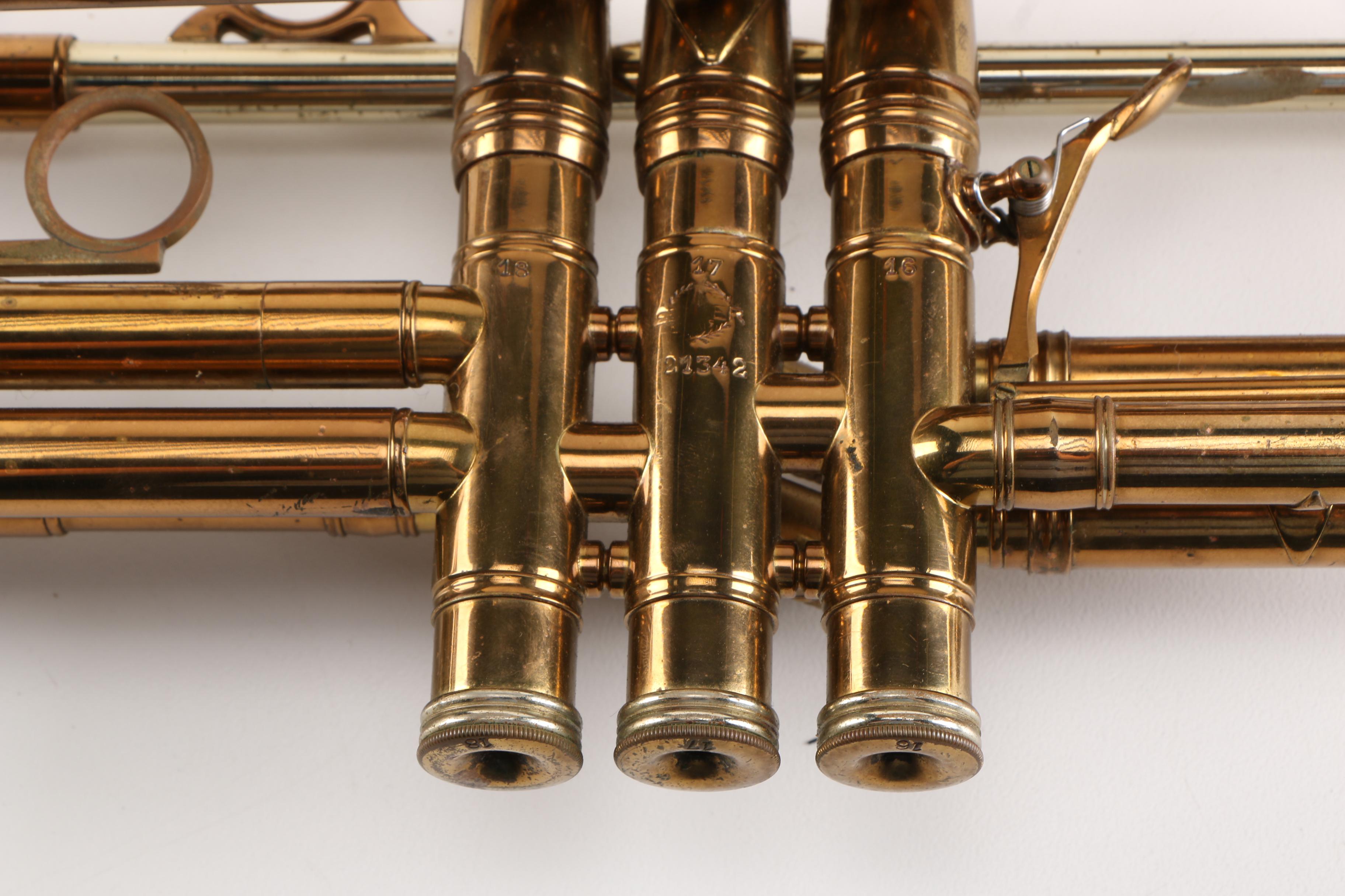 Vintage Selmer Paris K-Modified Trumpet With Vincent Bach Mouthpiece