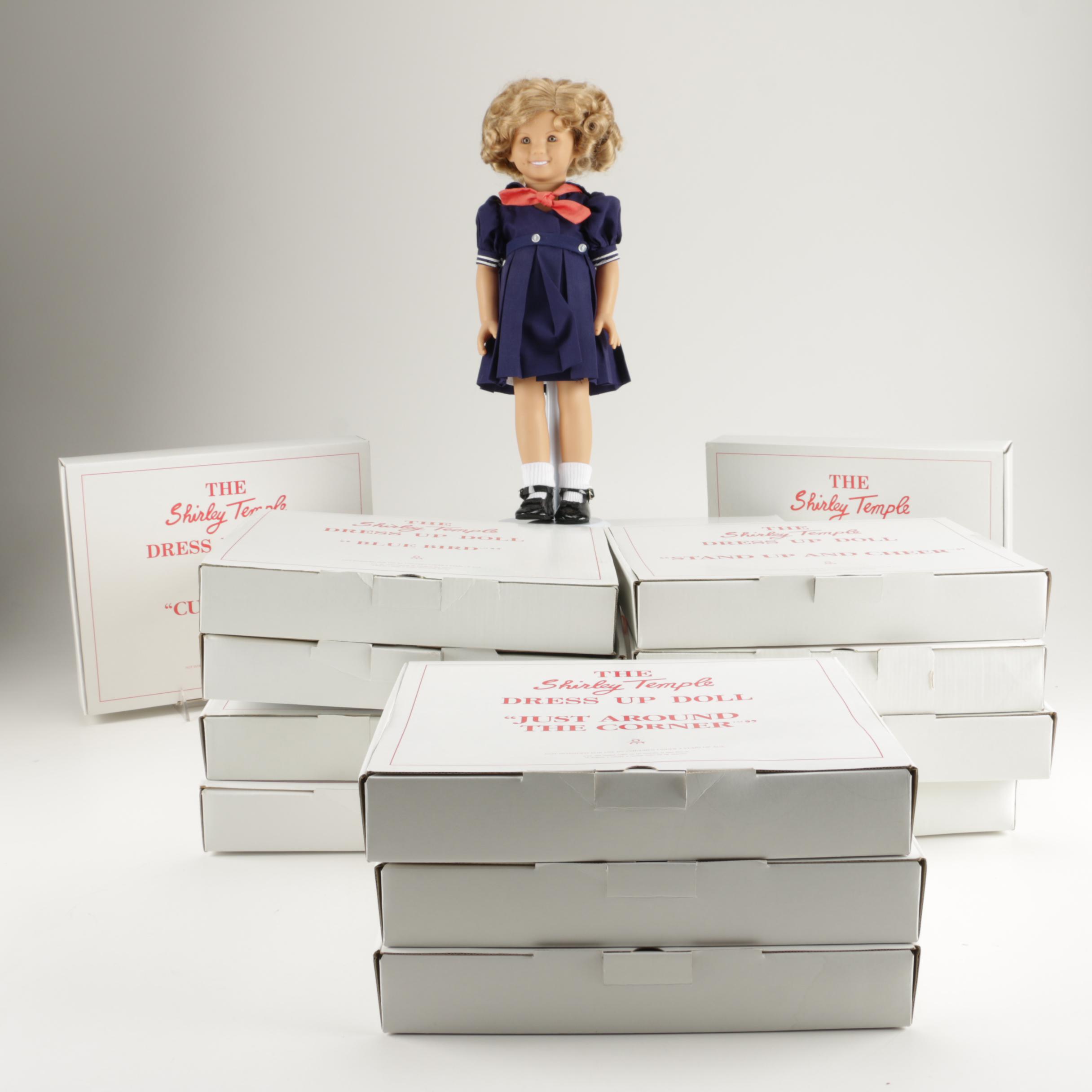 Danbury Mint Shirley Temple Dress Up Doll and Outfits