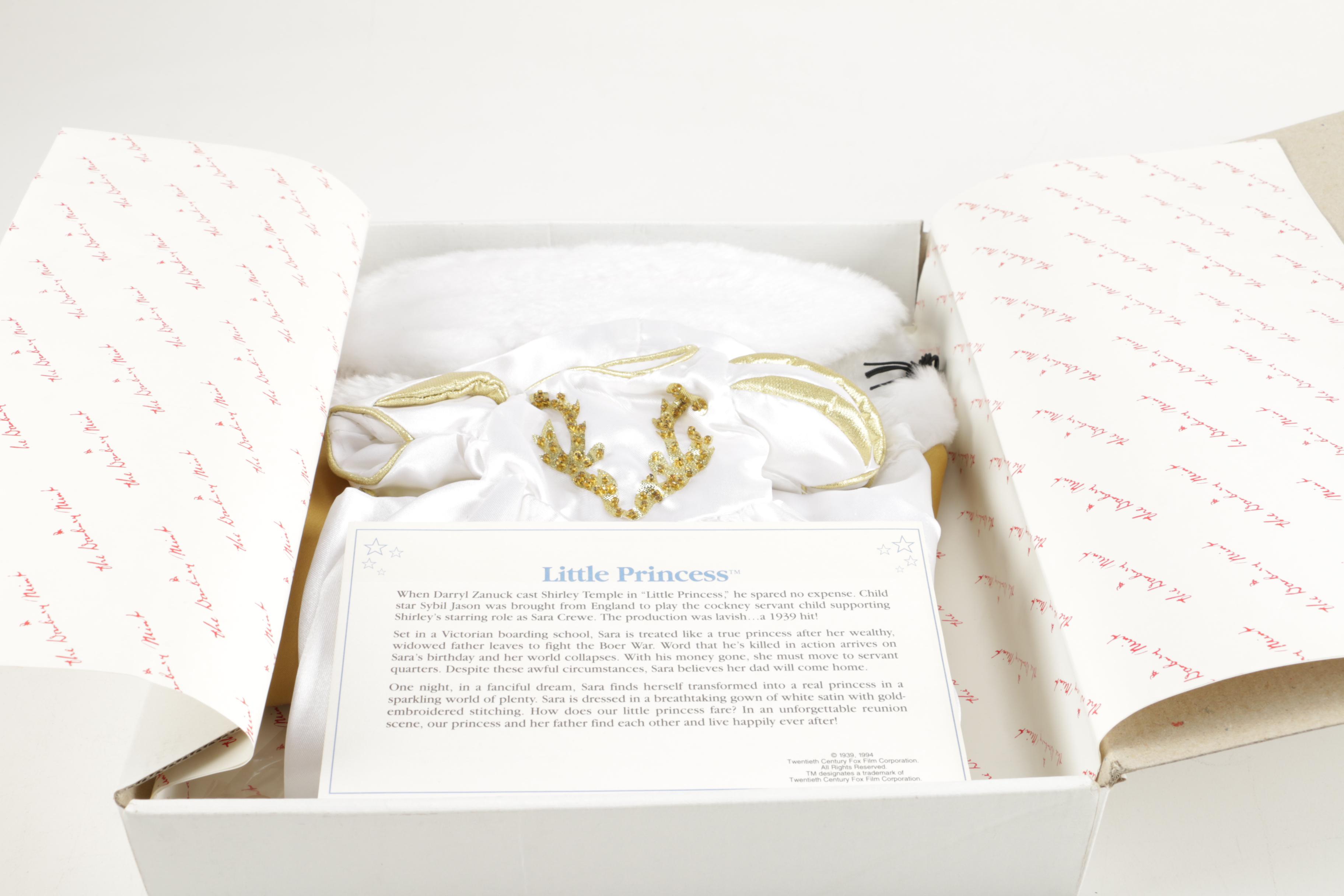 Danbury Mint Shirley Temple Dress Up Doll and Outfits