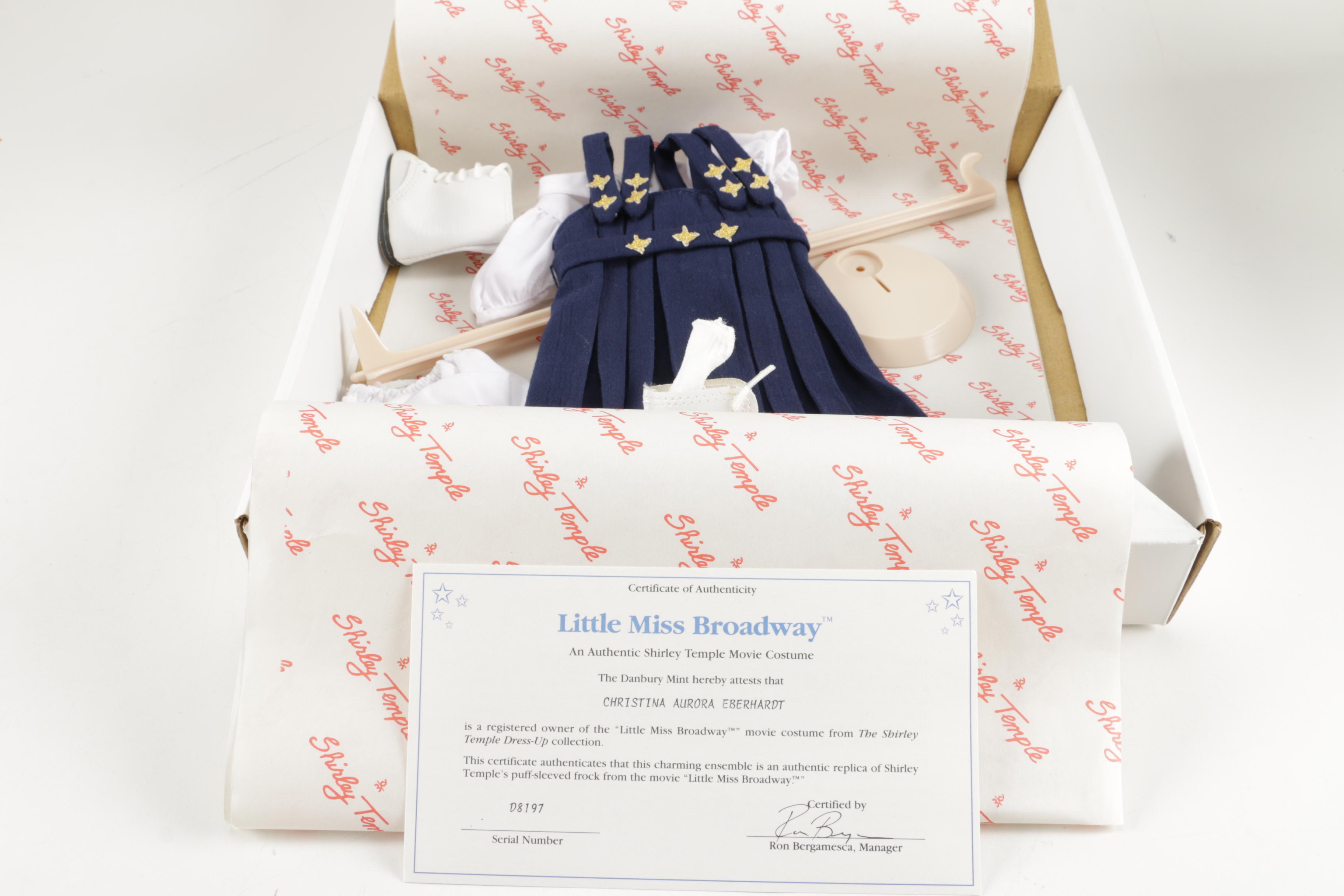 Danbury Mint Shirley Temple Dress Up Doll and Outfits