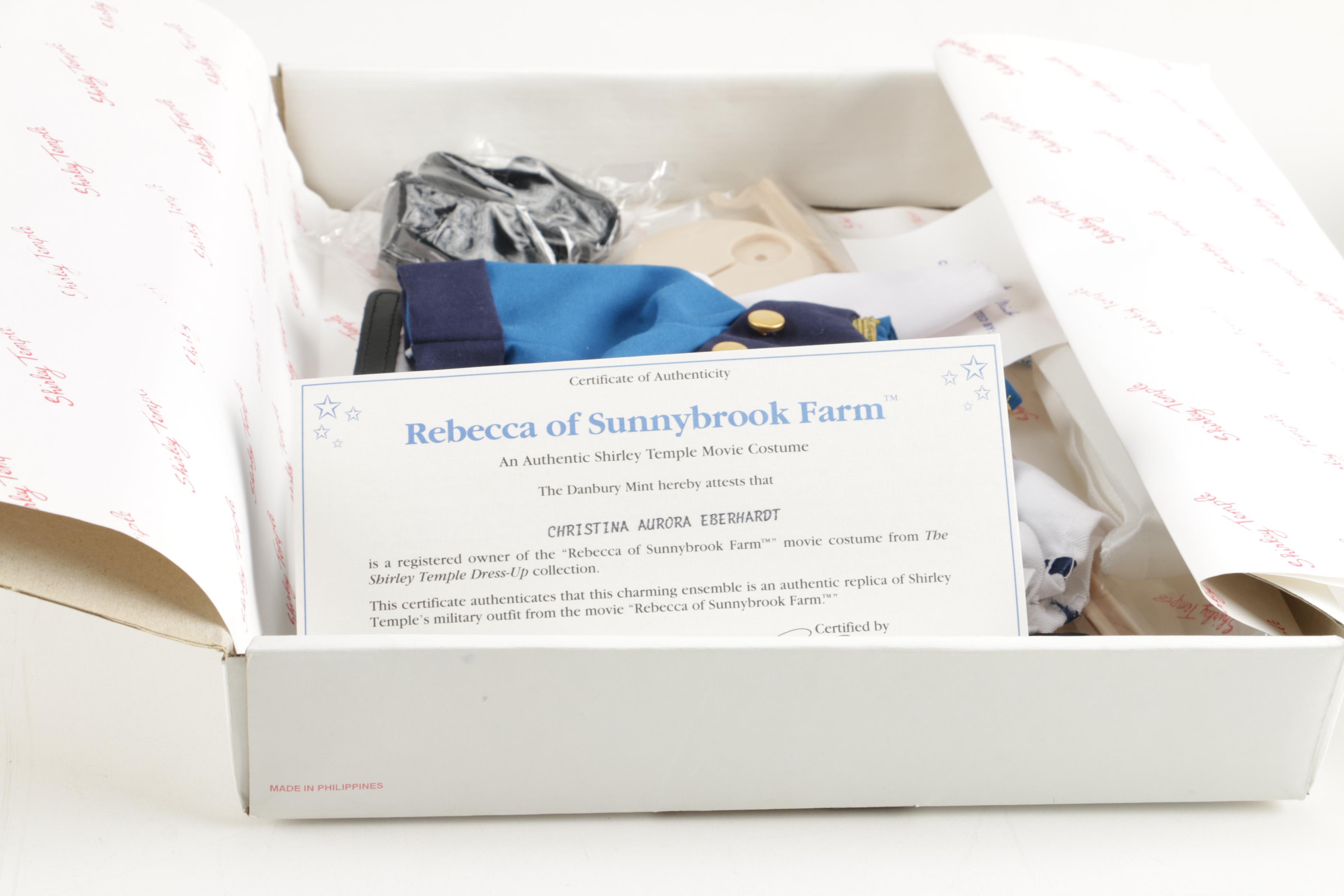 Danbury Mint Shirley Temple Dress Up Doll and Outfits