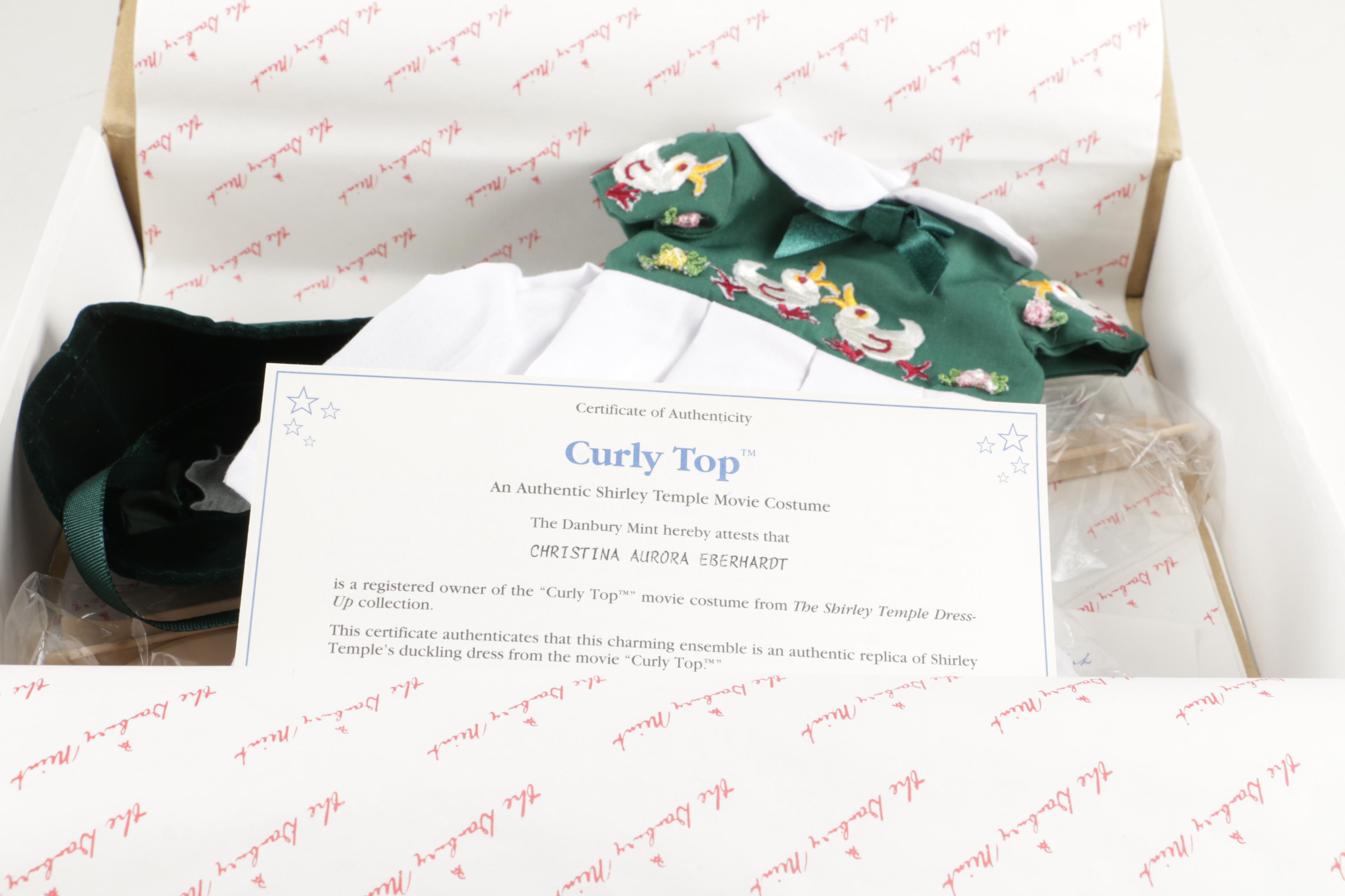 Danbury Mint Shirley Temple Dress Up Doll and Outfits