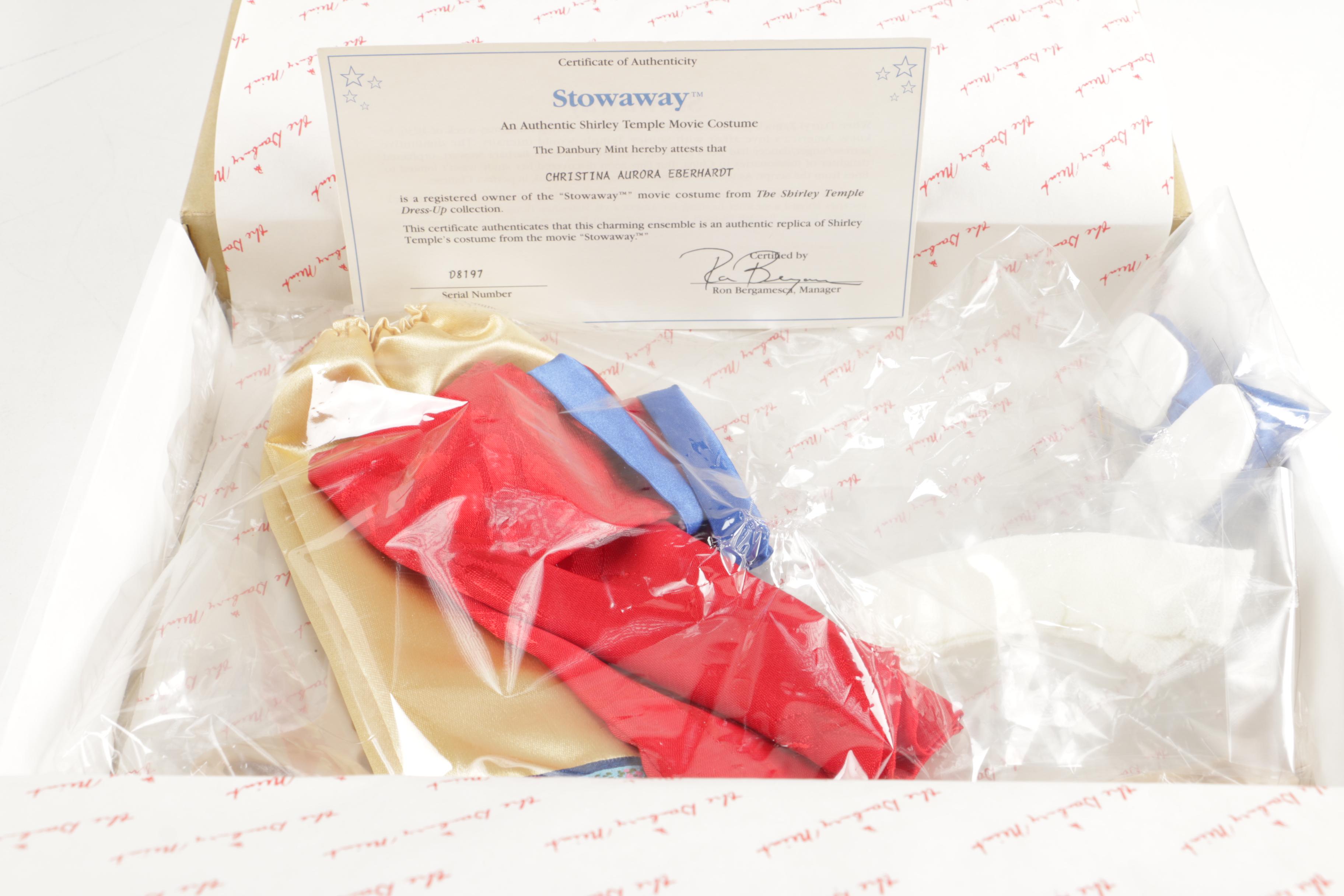 Danbury Mint Shirley Temple Dress Up Doll and Outfits