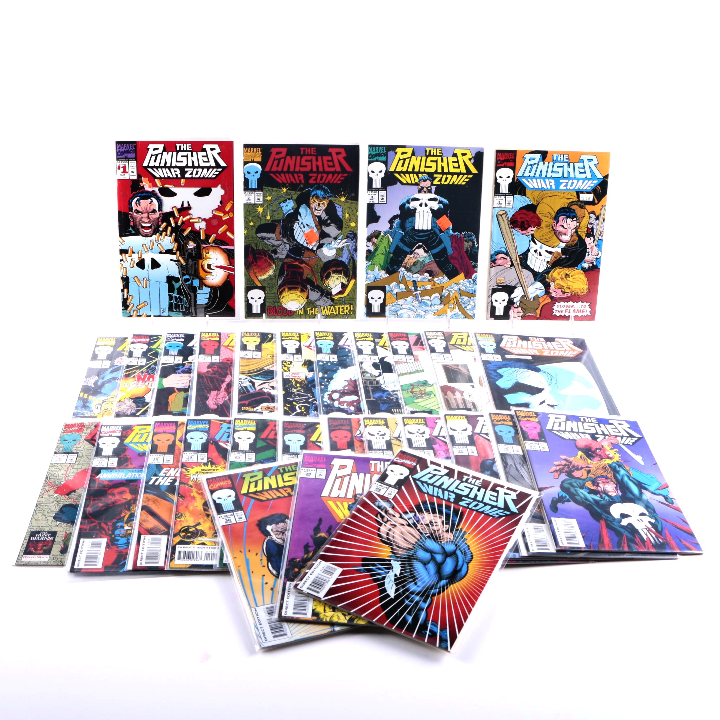 "The Punisher: War Zone" Issues 1-30