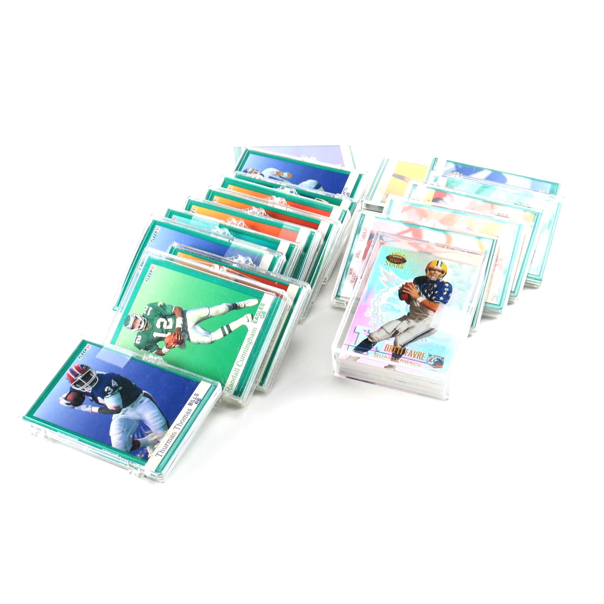 1991 Football Cards From Fleer and Topps