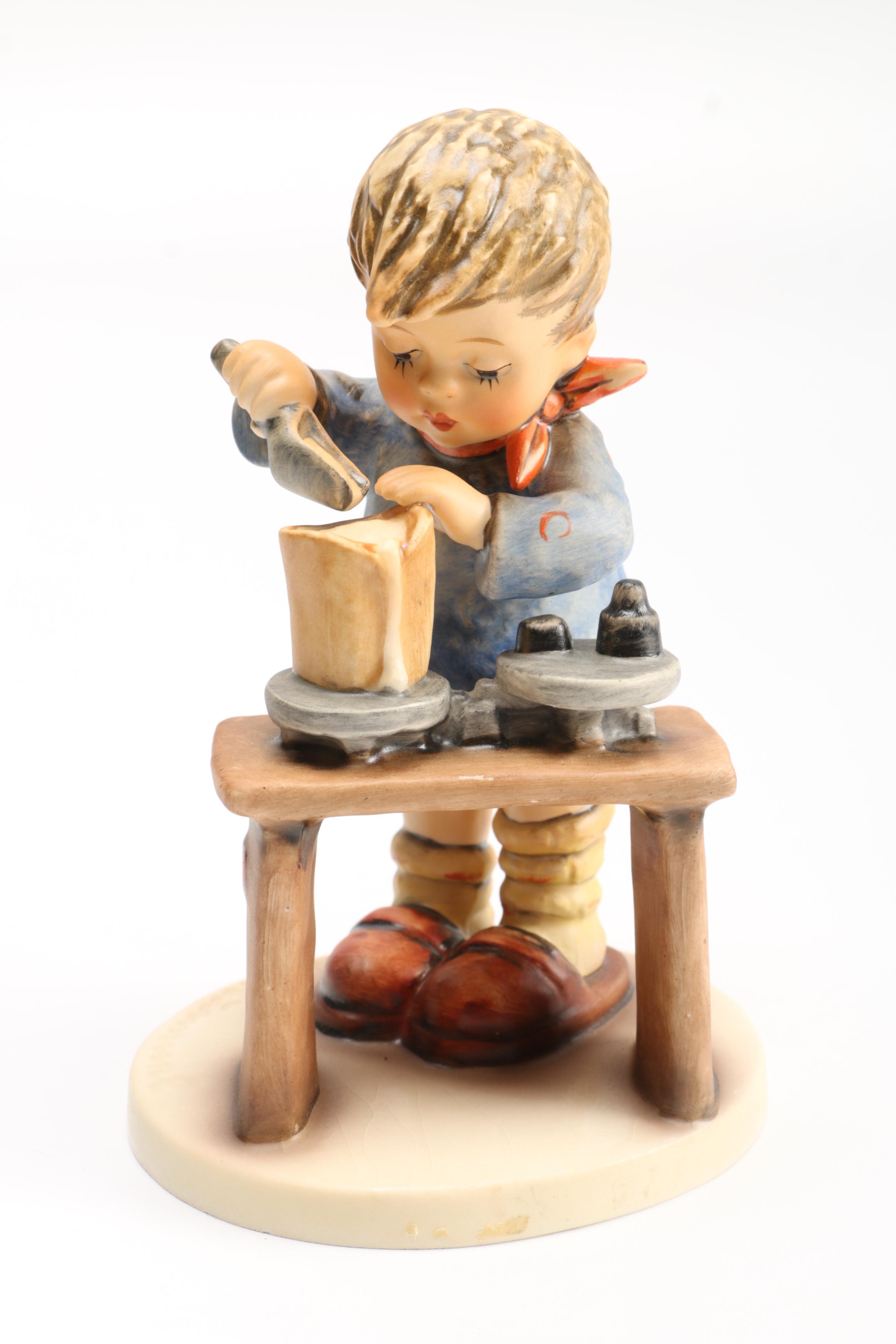 Goebel Hummel Figurines "Sleigh Ride" and "A Fair Measure"