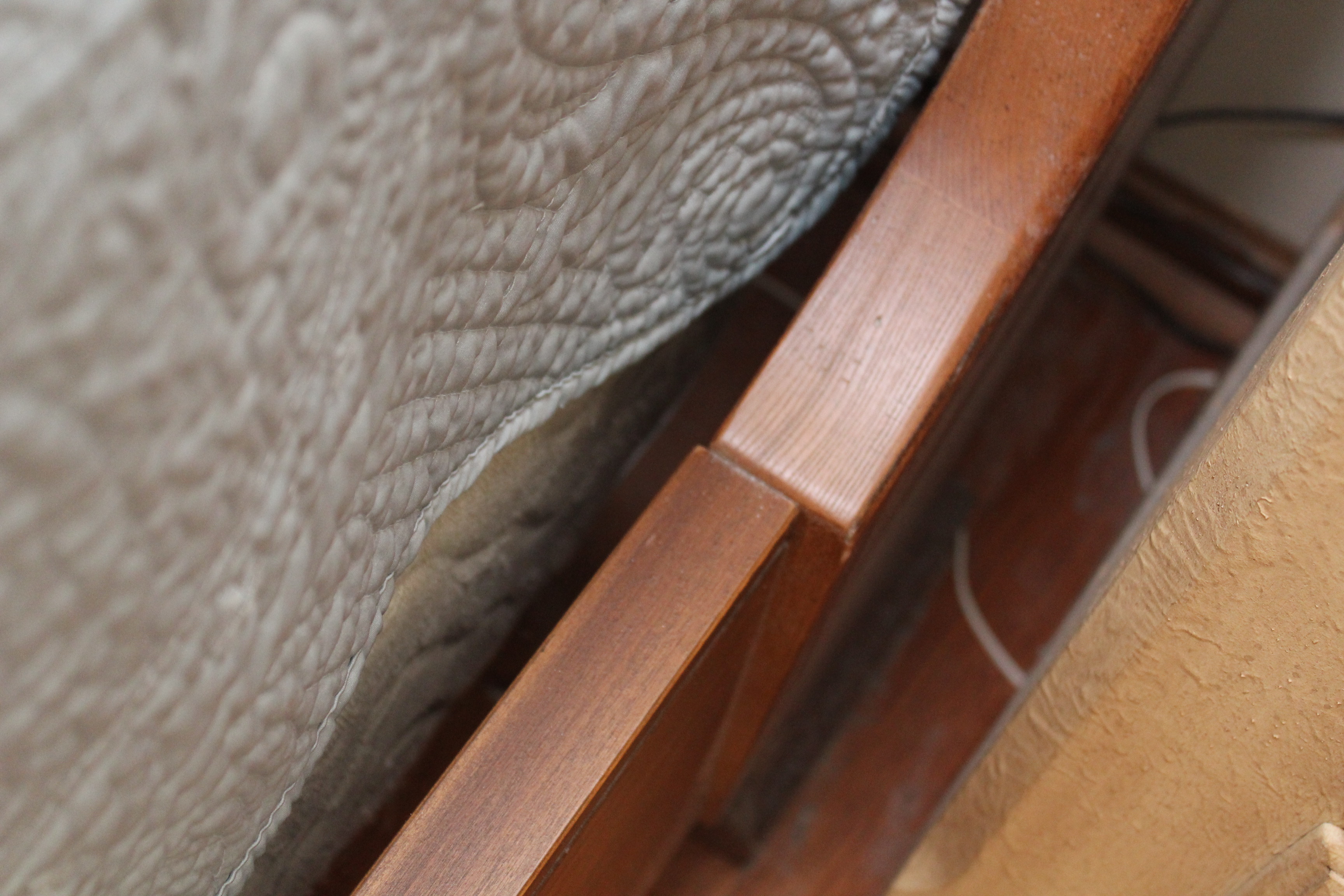 King-Size Oak Sleigh Bed Frame