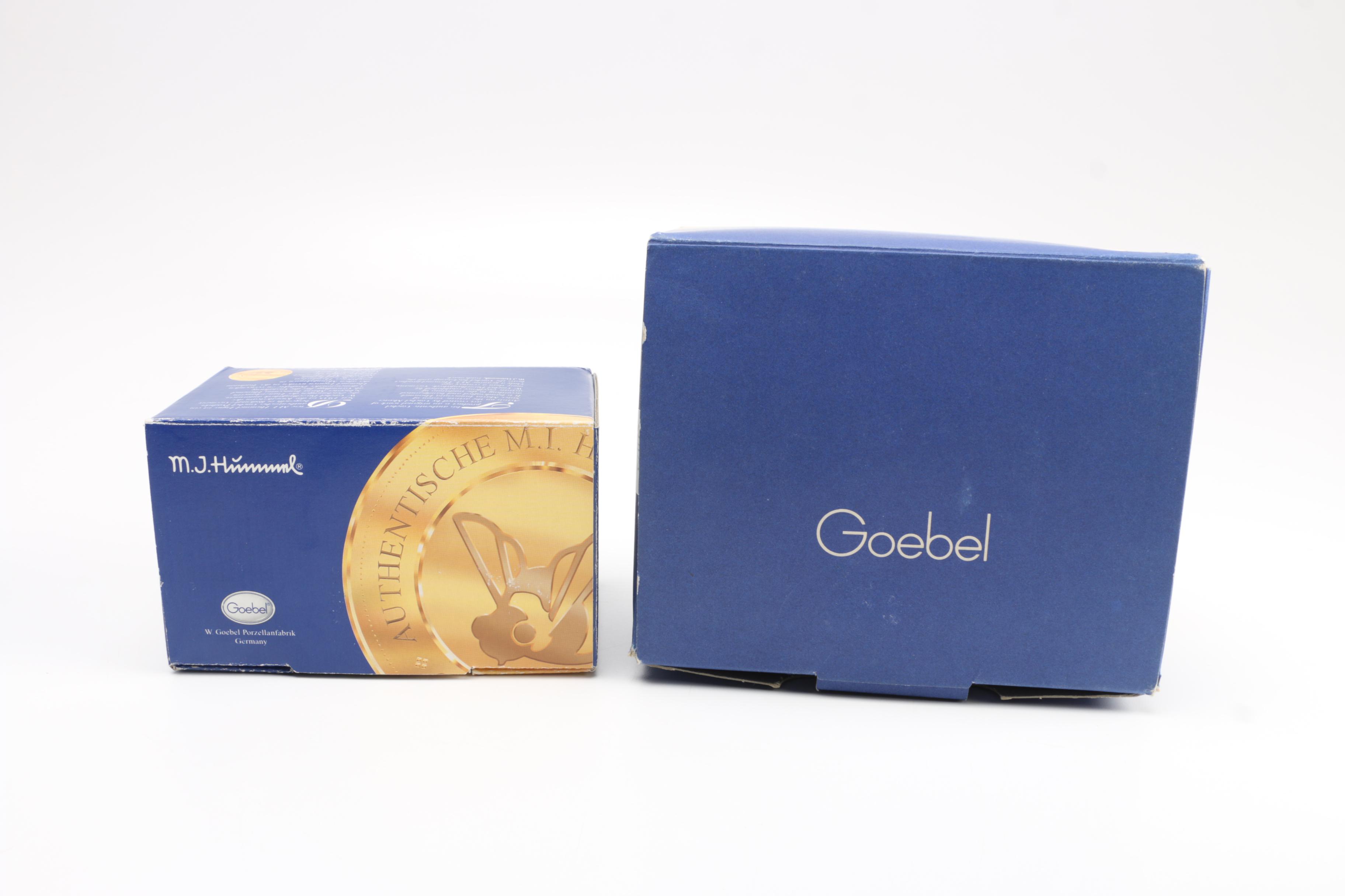 Goebel Hummel Figurines "Sleigh Ride" and "A Fair Measure"