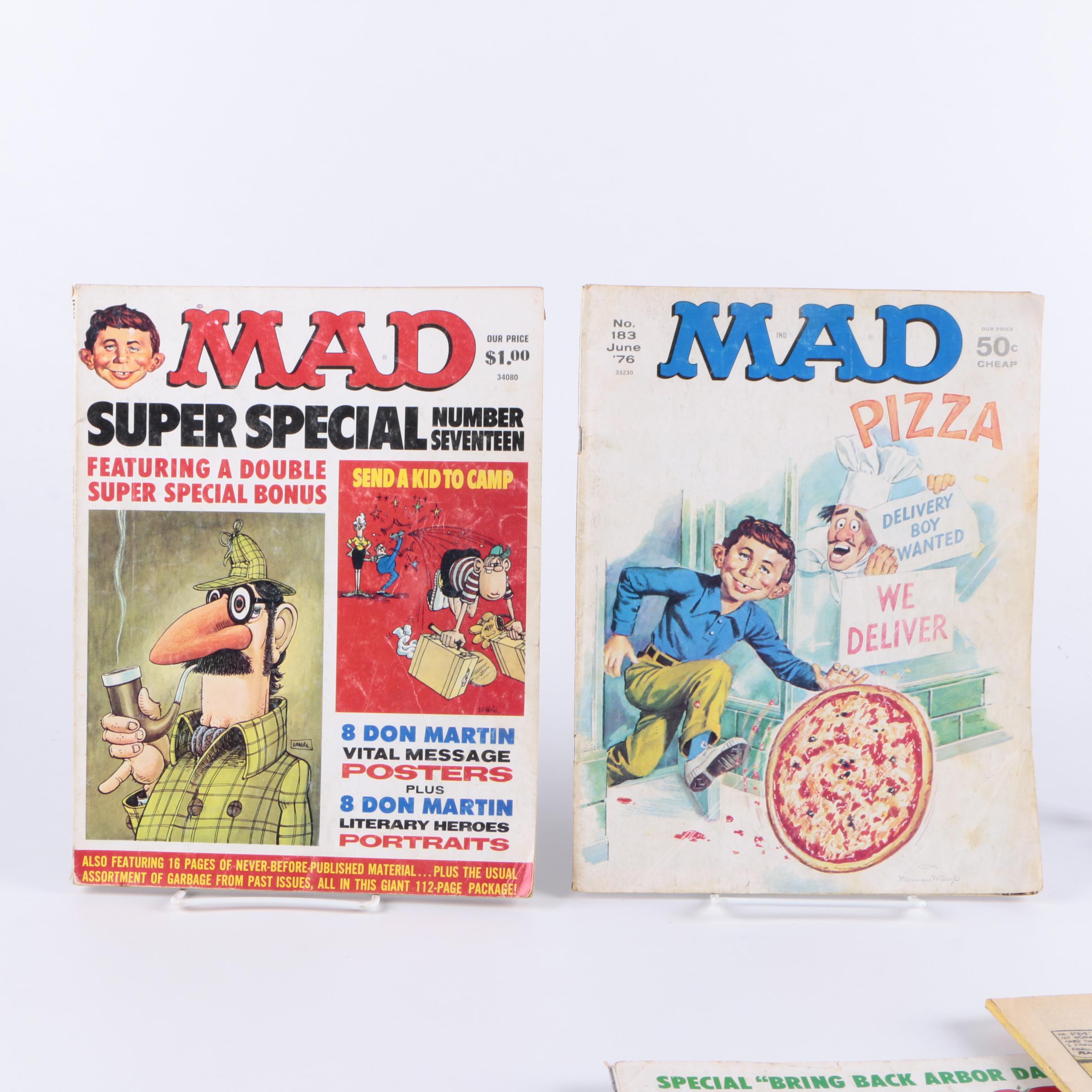 Vintage "Mad" Magazines